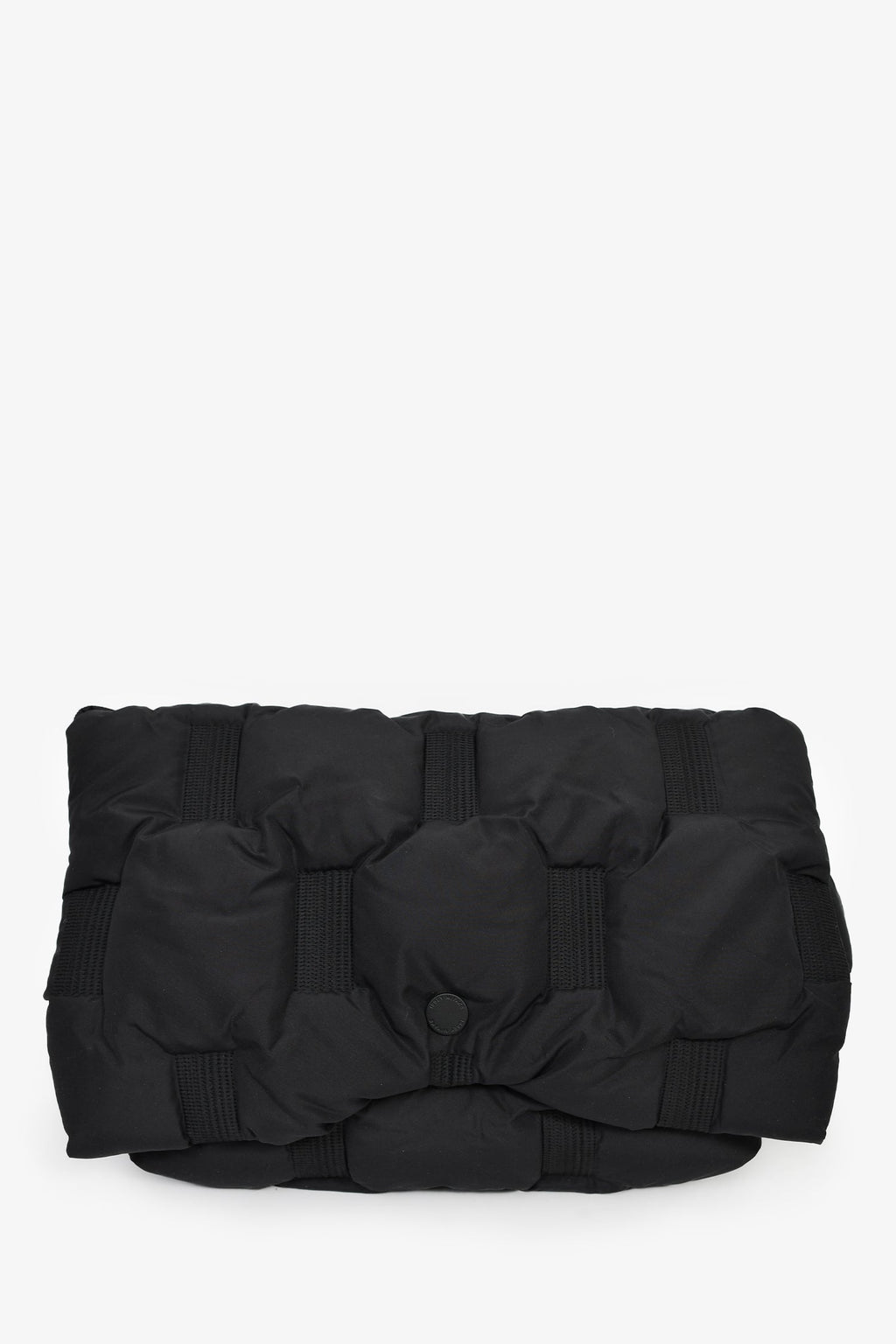 Issey Miyake Black Puffer Messenger Bag