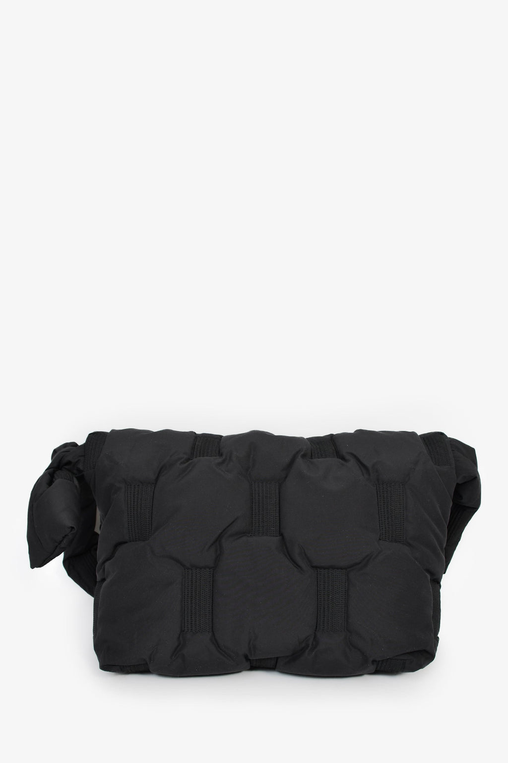 Issey Miyake Black Puffer Messenger Bag