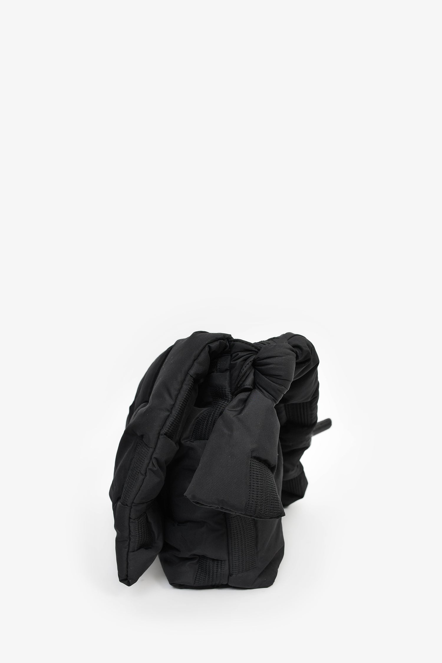 Issey Miyake Black Puffer Messenger Bag
