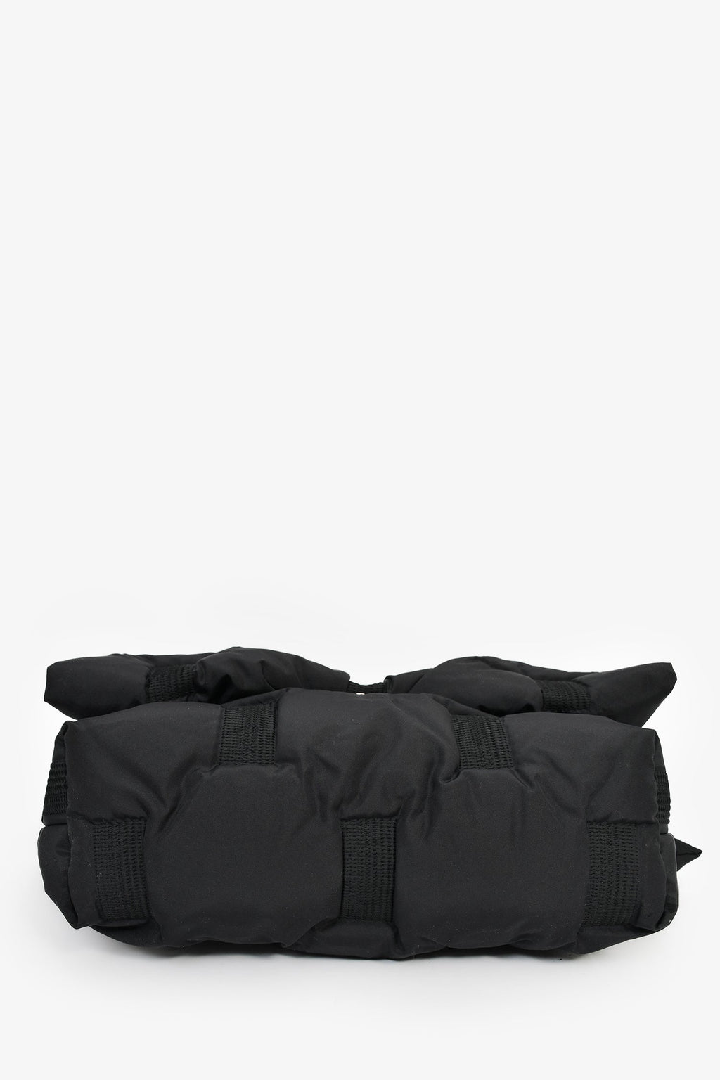 Issey Miyake Black Puffer Messenger Bag
