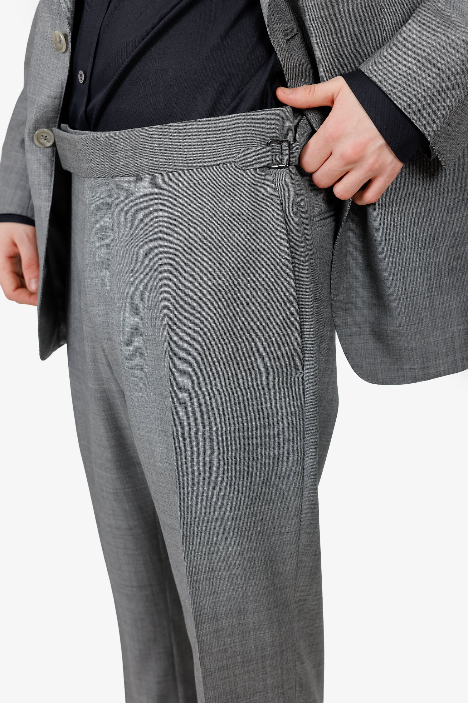 Tom Ford Light Grey Wool Two-Piece Suits Size 48 Mens