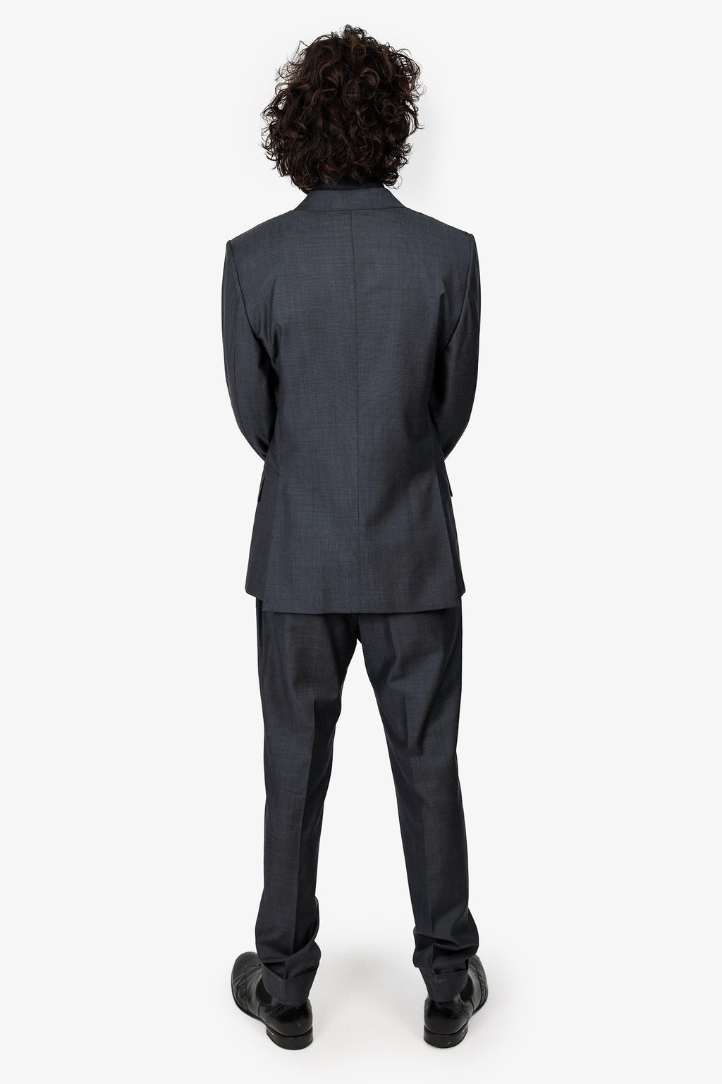 Tom Ford Dark Grey Wool Two-Piece Suits Size 48 Mens
