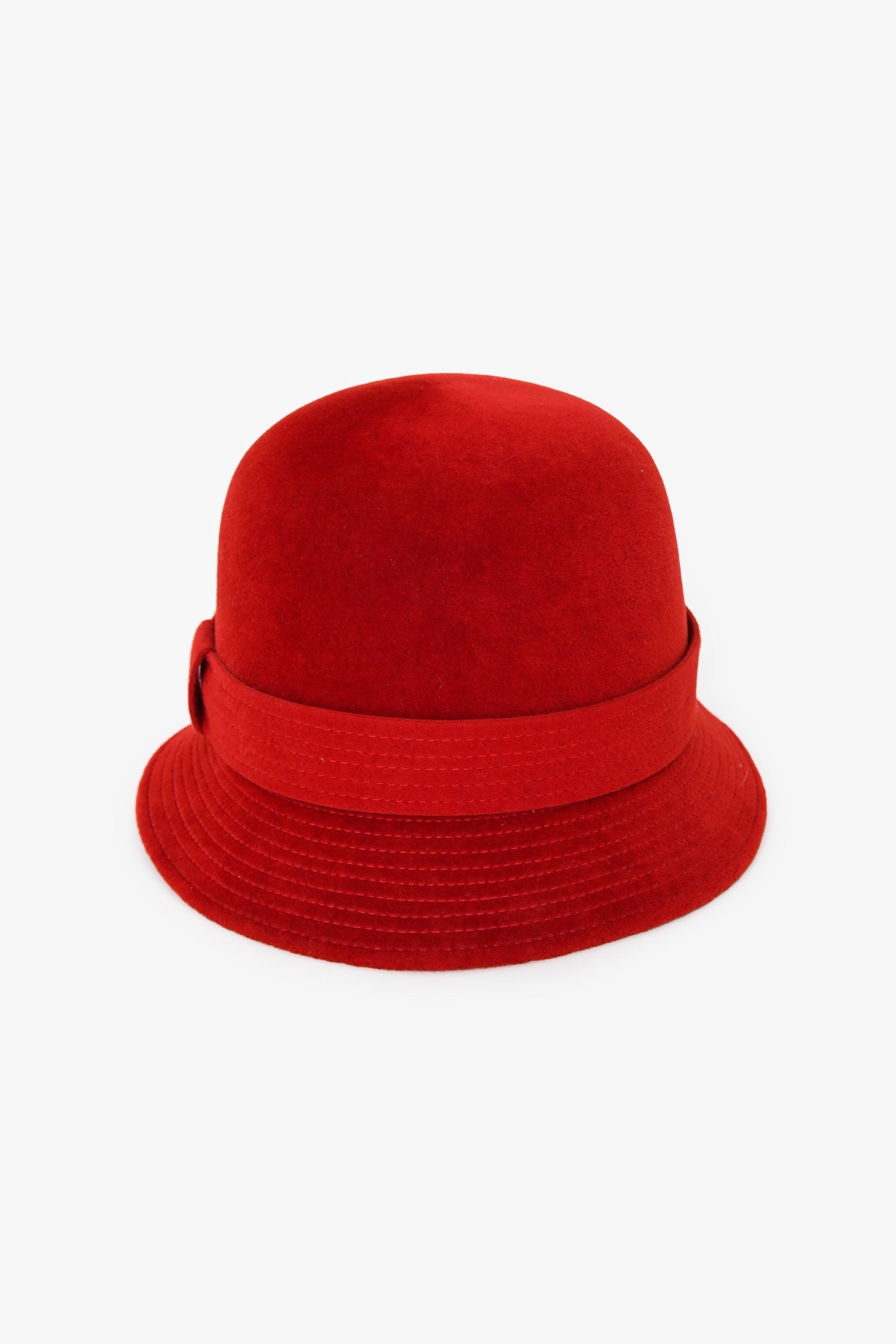 Hermès Red Rabbit Felt Hat Size 57