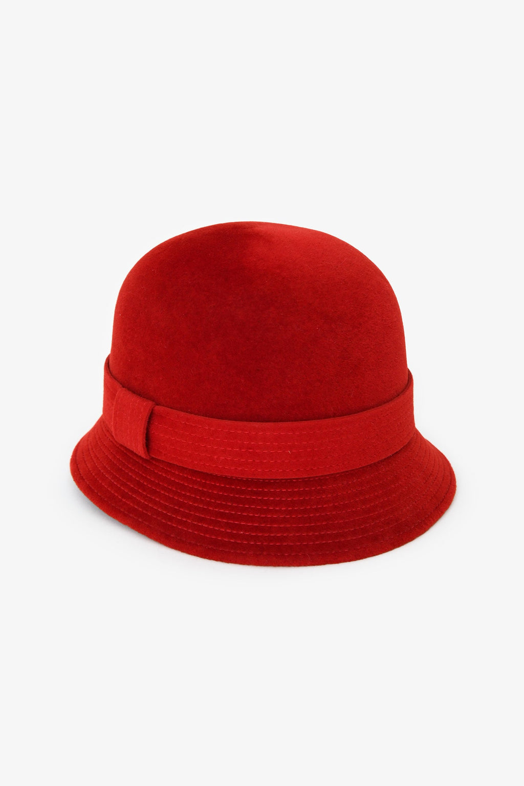Hermès Red Rabbit Felt Hat Size 57