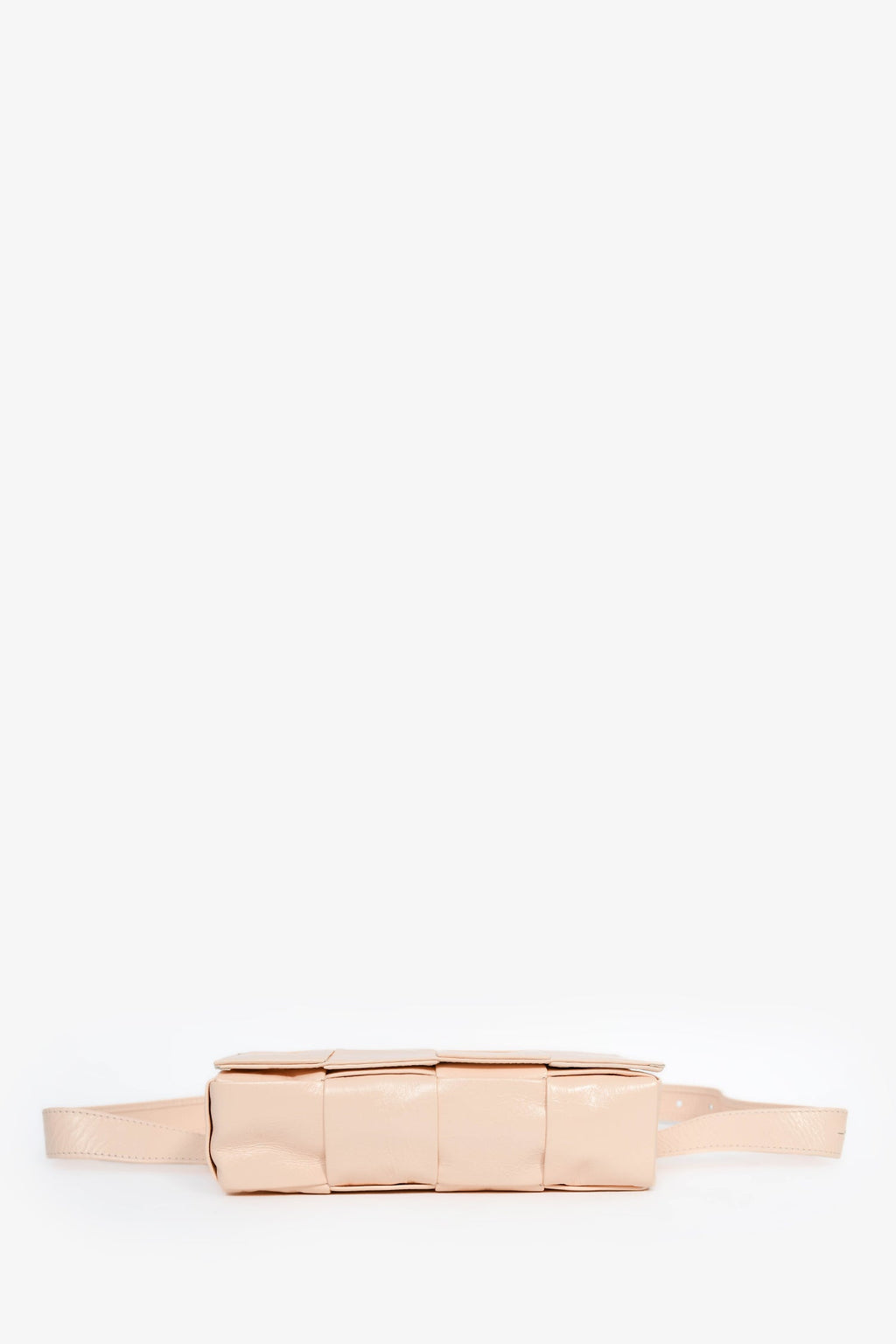 Bottega Veneta Pink Leather Intrecciato Belt Bag