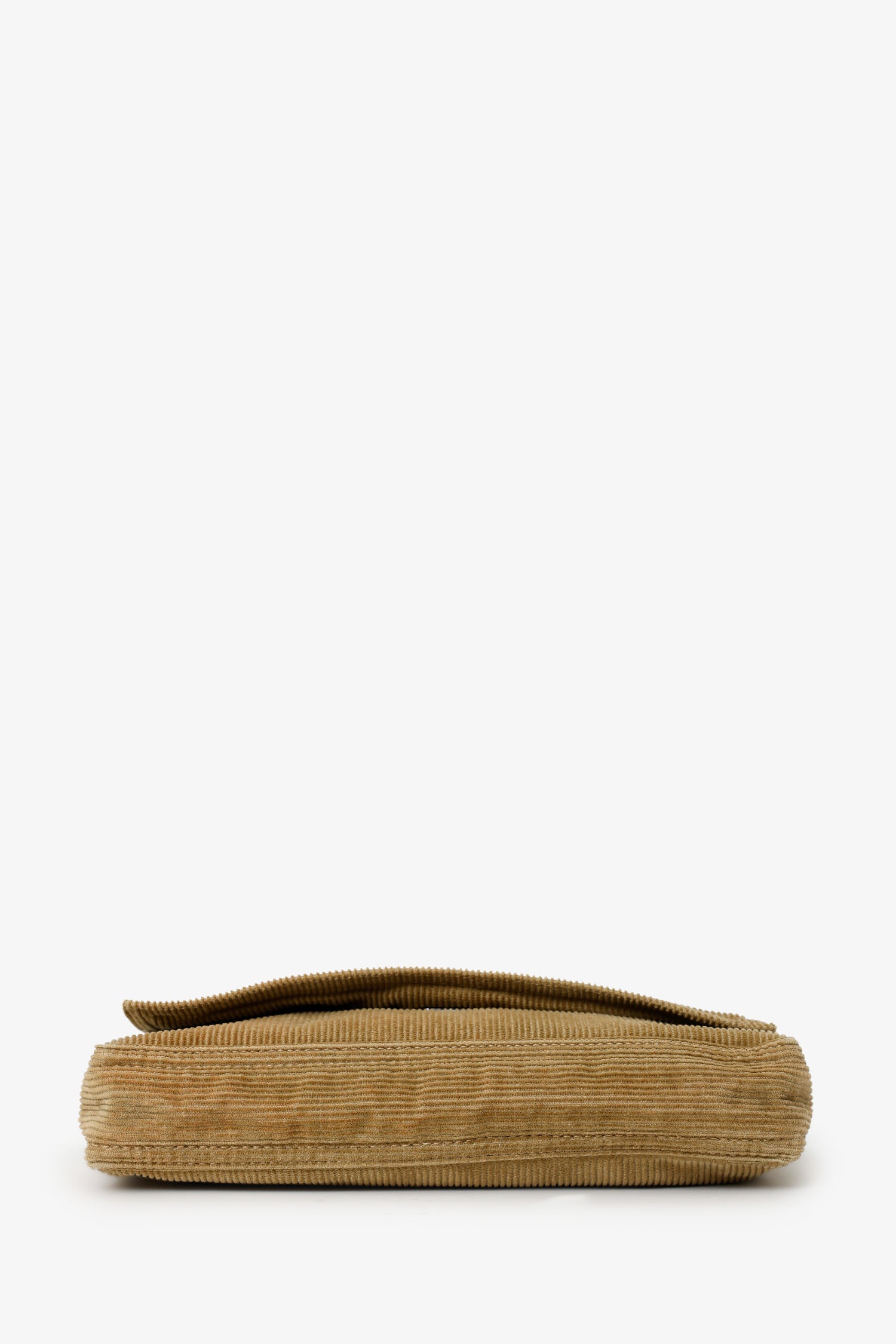 Fendi Brown Corduroy Baguette Pochette