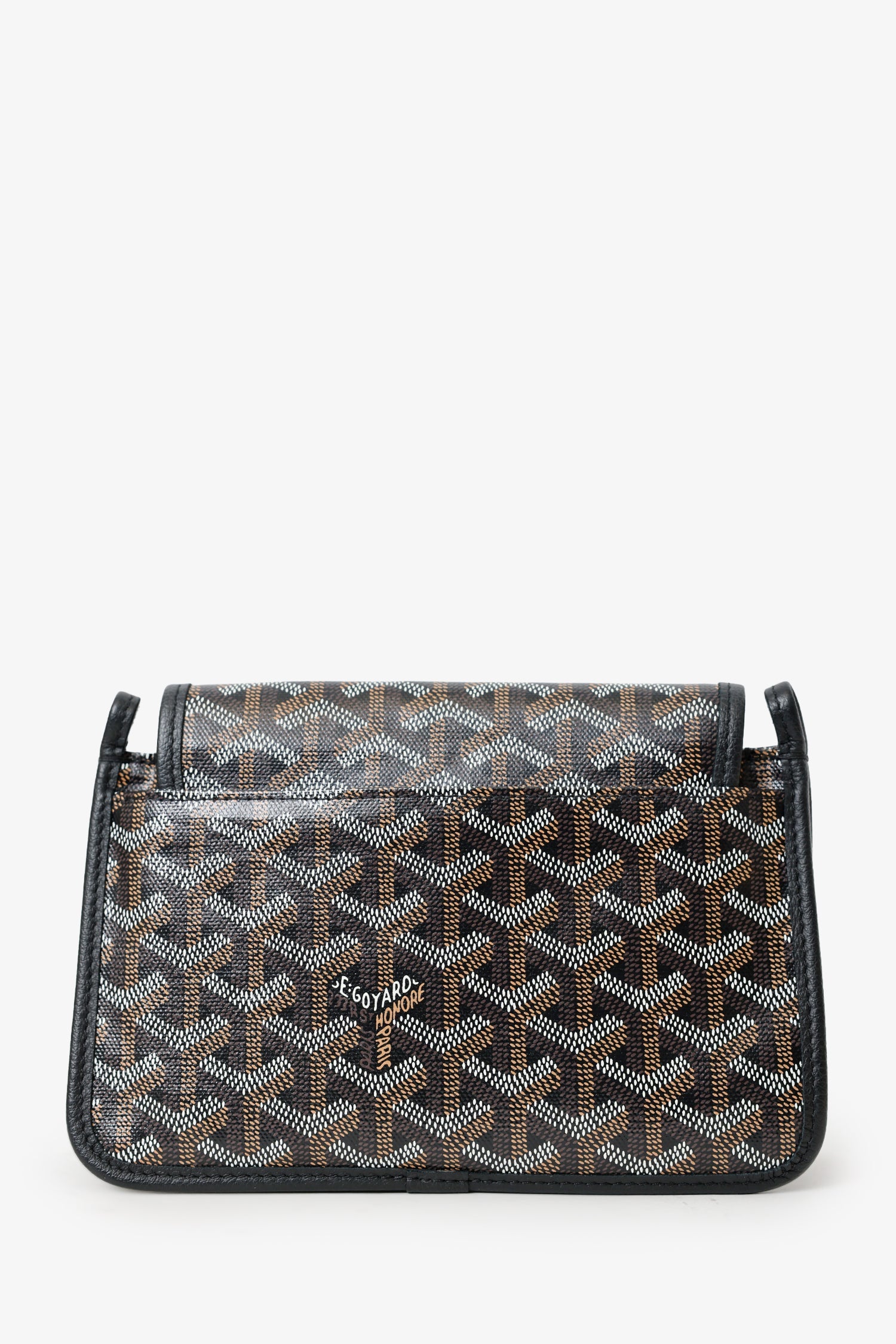 Goyard Black Goyardine Plumet Crossbody Bag
