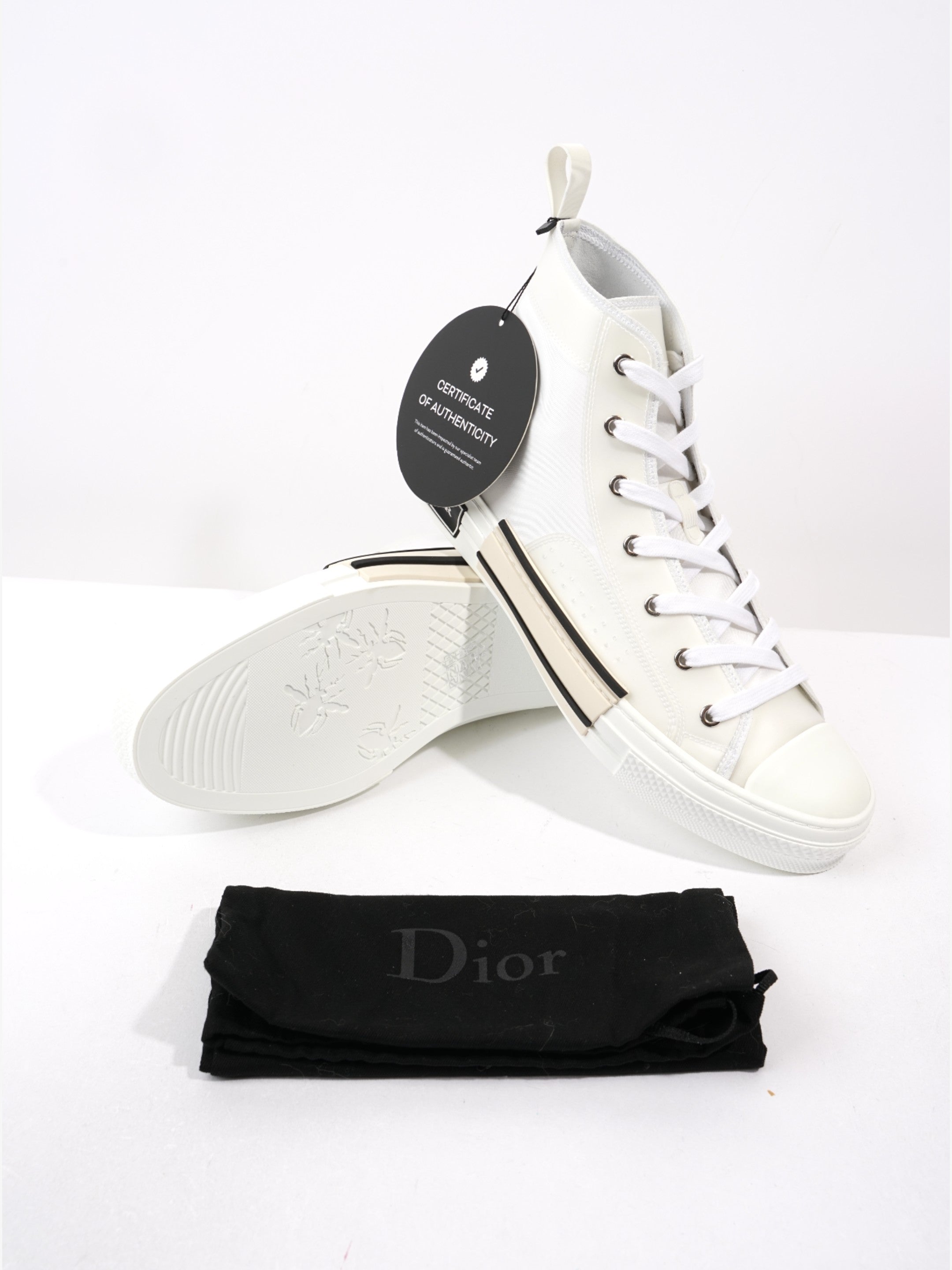 Christian Dior B23 High-tops White  Rubber EU 44.5 UK 10.5