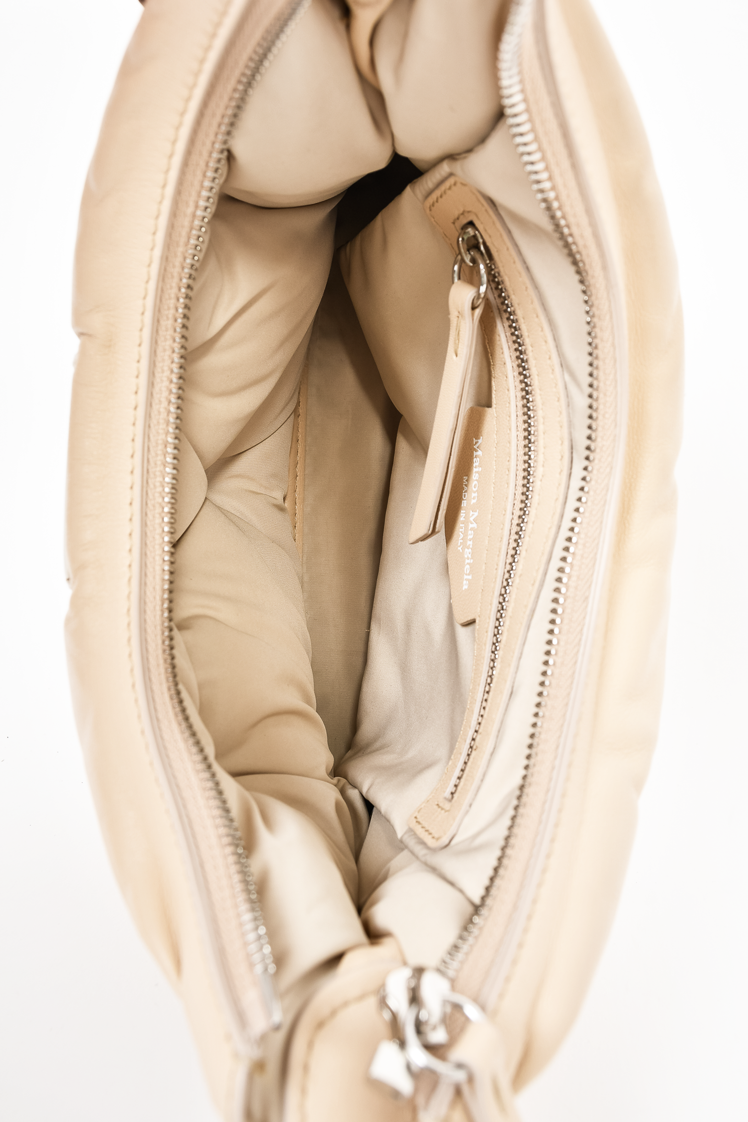 Maison Margiela Beige 'Glam Slam' Shoulder Bag
