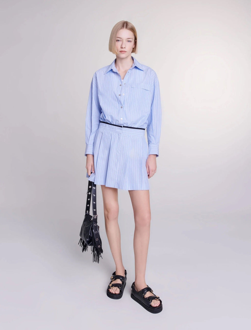 Maje 'Short Shirt' Dress - Women's 38