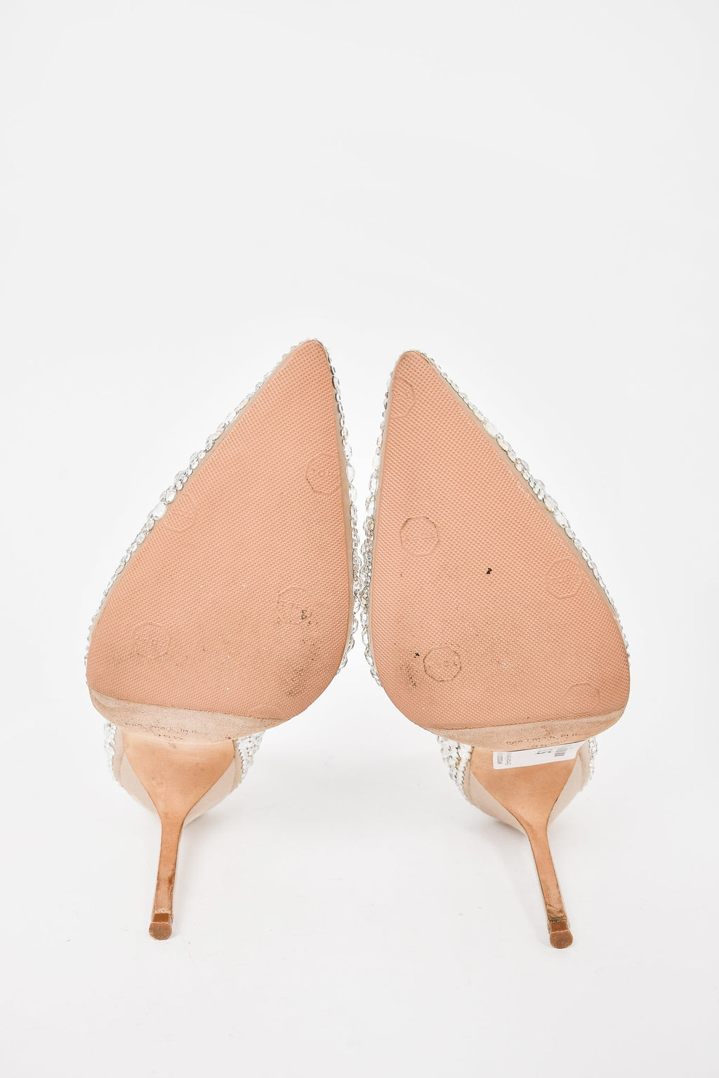Manolo Blahnik Crystal Embellished Heels Size 35.5
