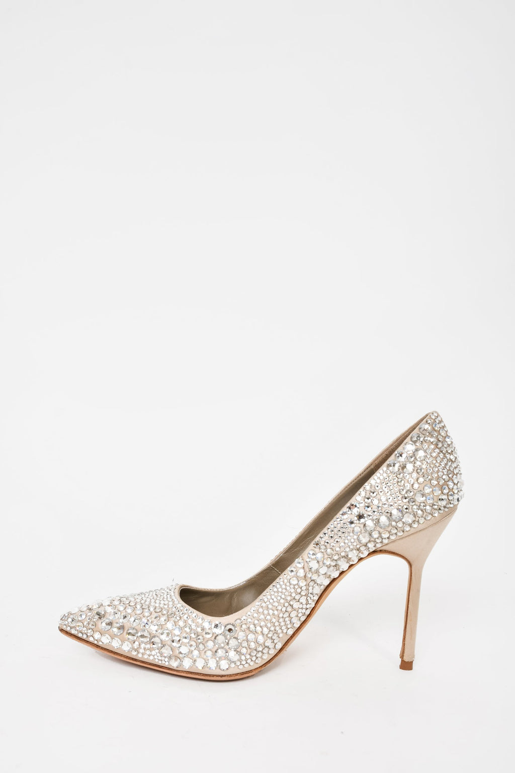 Manolo Blahnik Crystal Embellished Heels Size 35.5