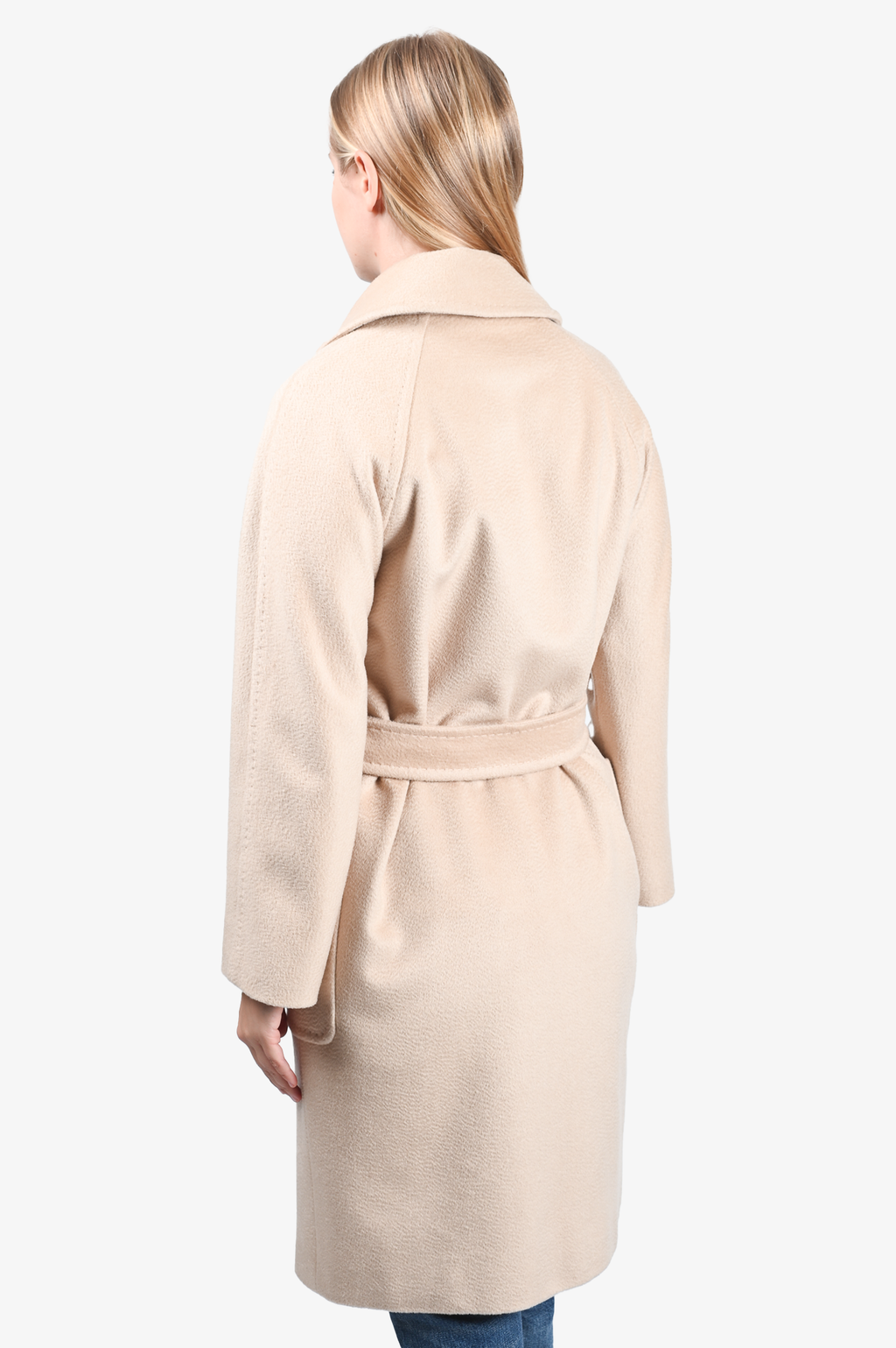 Max Mara Beige Camel Hair Coat Size 6