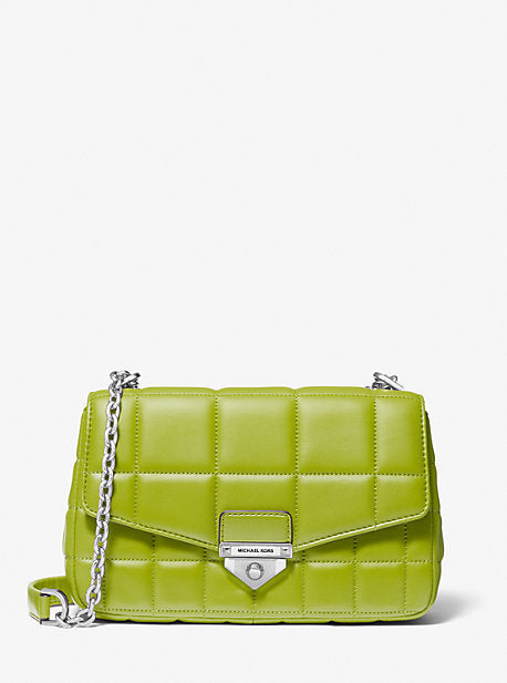 MICHAEL KORS SOHO QUILTED LEATHER SHOULDER BAG