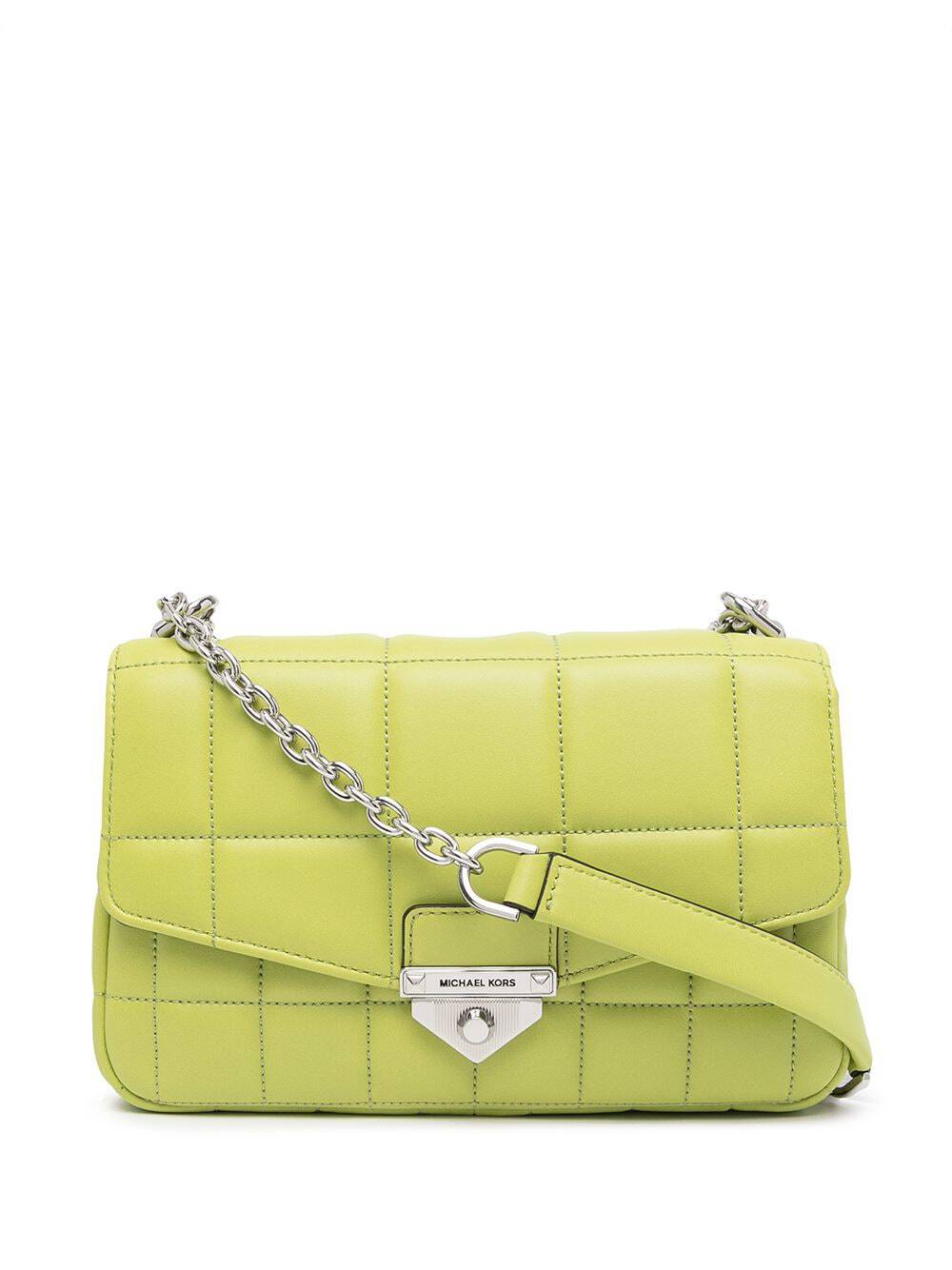 MICHAEL KORS SOHO QUILTED LEATHER SHOULDER BAG
