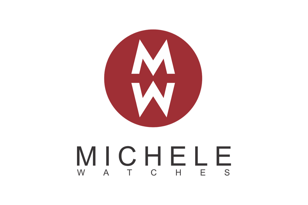 MICHELE DECO DIAMOND DIAL STAINLESS STEEL WATCH