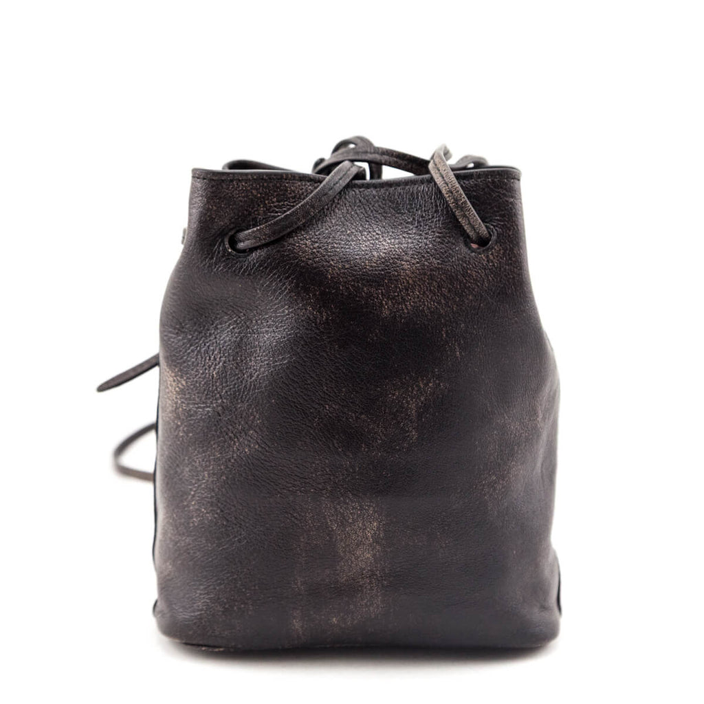 Miu Miu Coffee Distressed Nappa Pouch