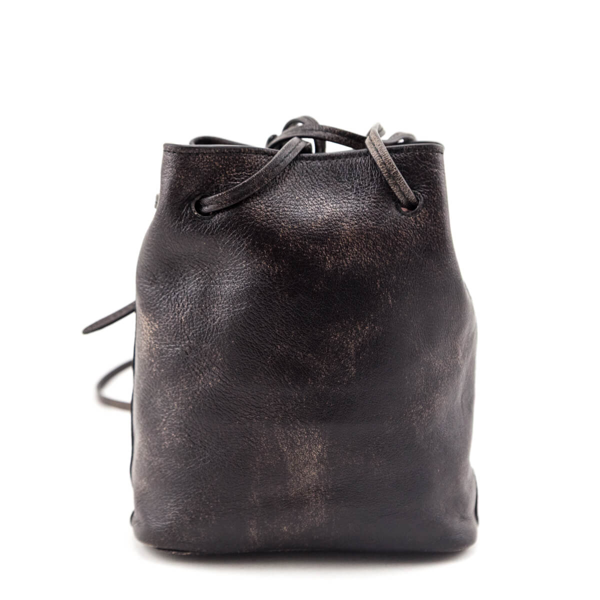 Miu Miu Coffee Distressed Nappa Pouch