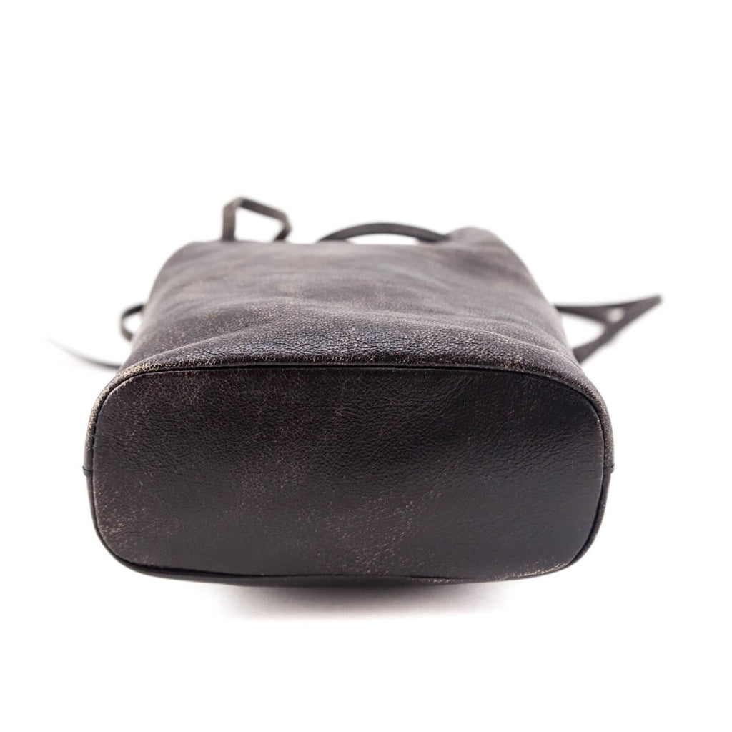 Miu Miu Coffee Distressed Nappa Pouch