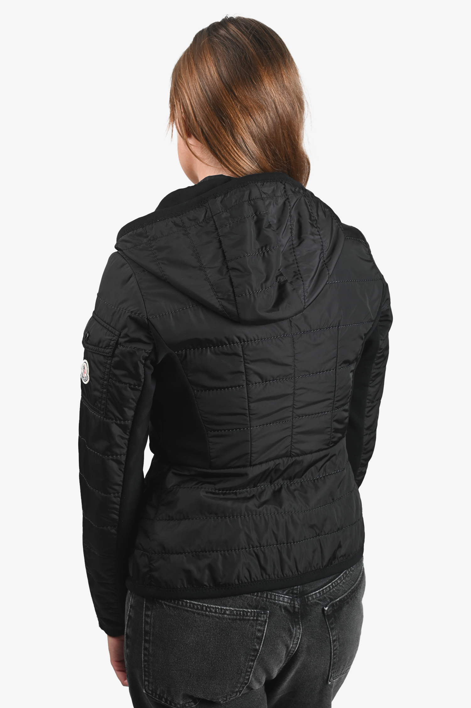 Moncler Black Quilted 'Andradite' Belted Jacket