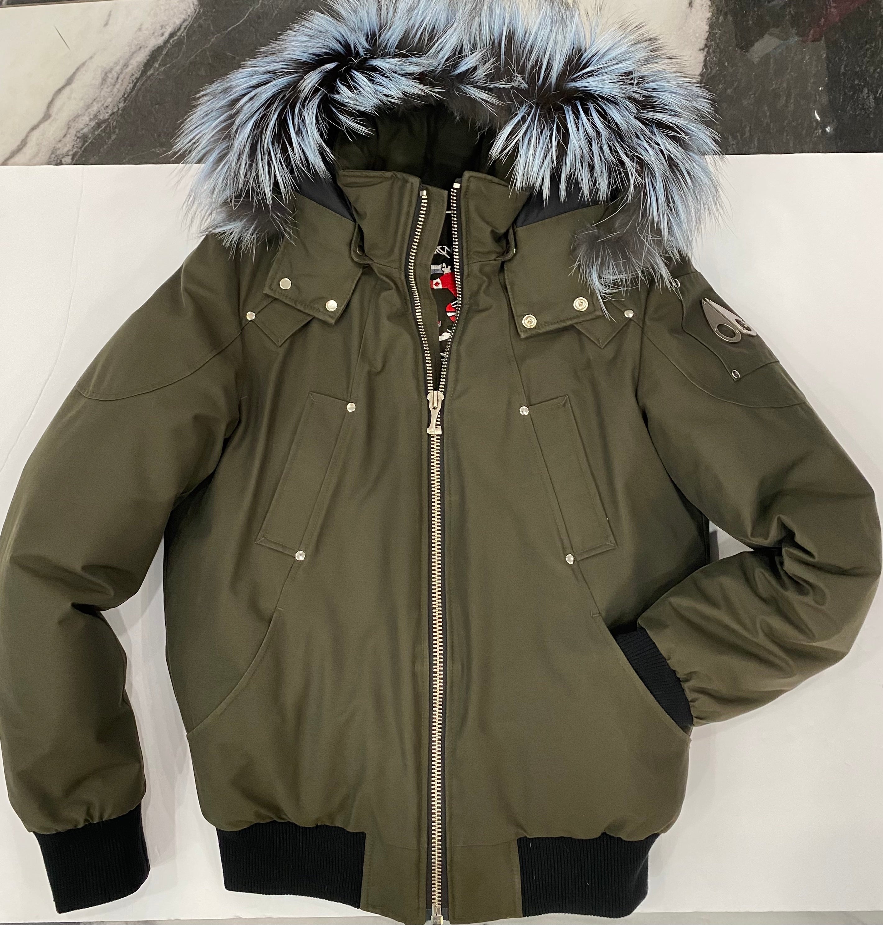 MOOSE KNUCKLES BALLISTIC BOMBER DOWN JACKET
