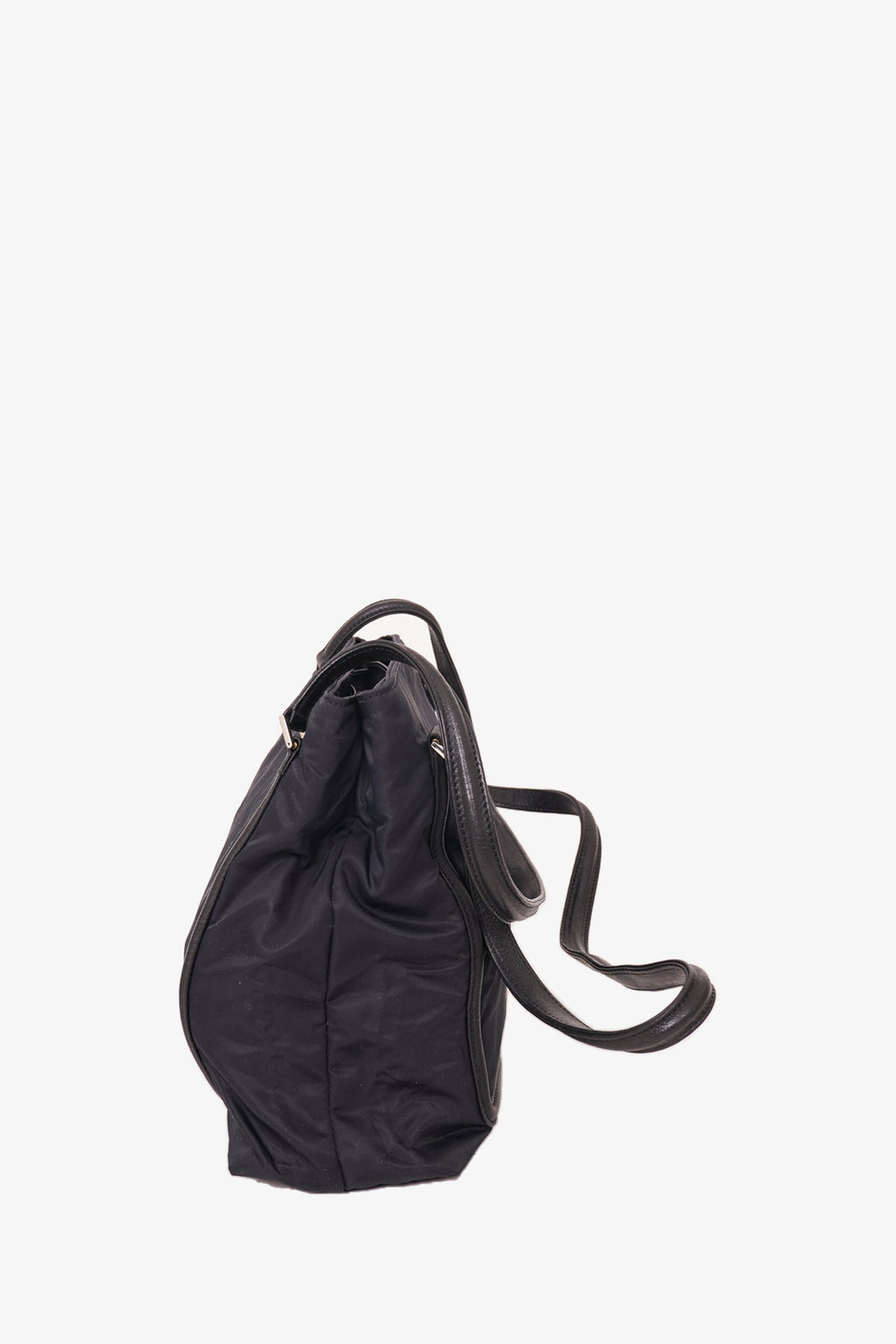 Moschino Black Nylon Shoulder Bag