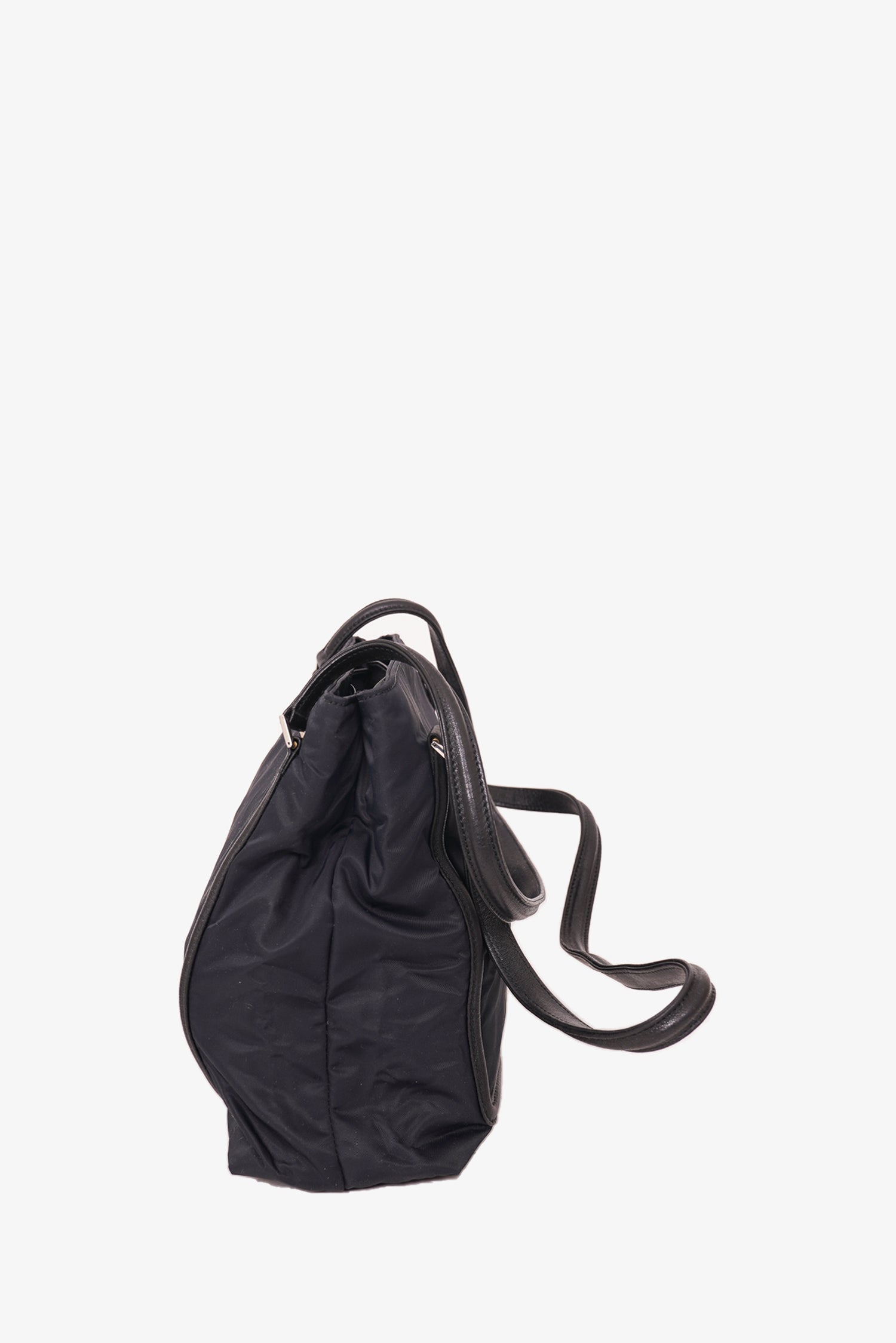 Moschino Black Nylon Shoulder Bag