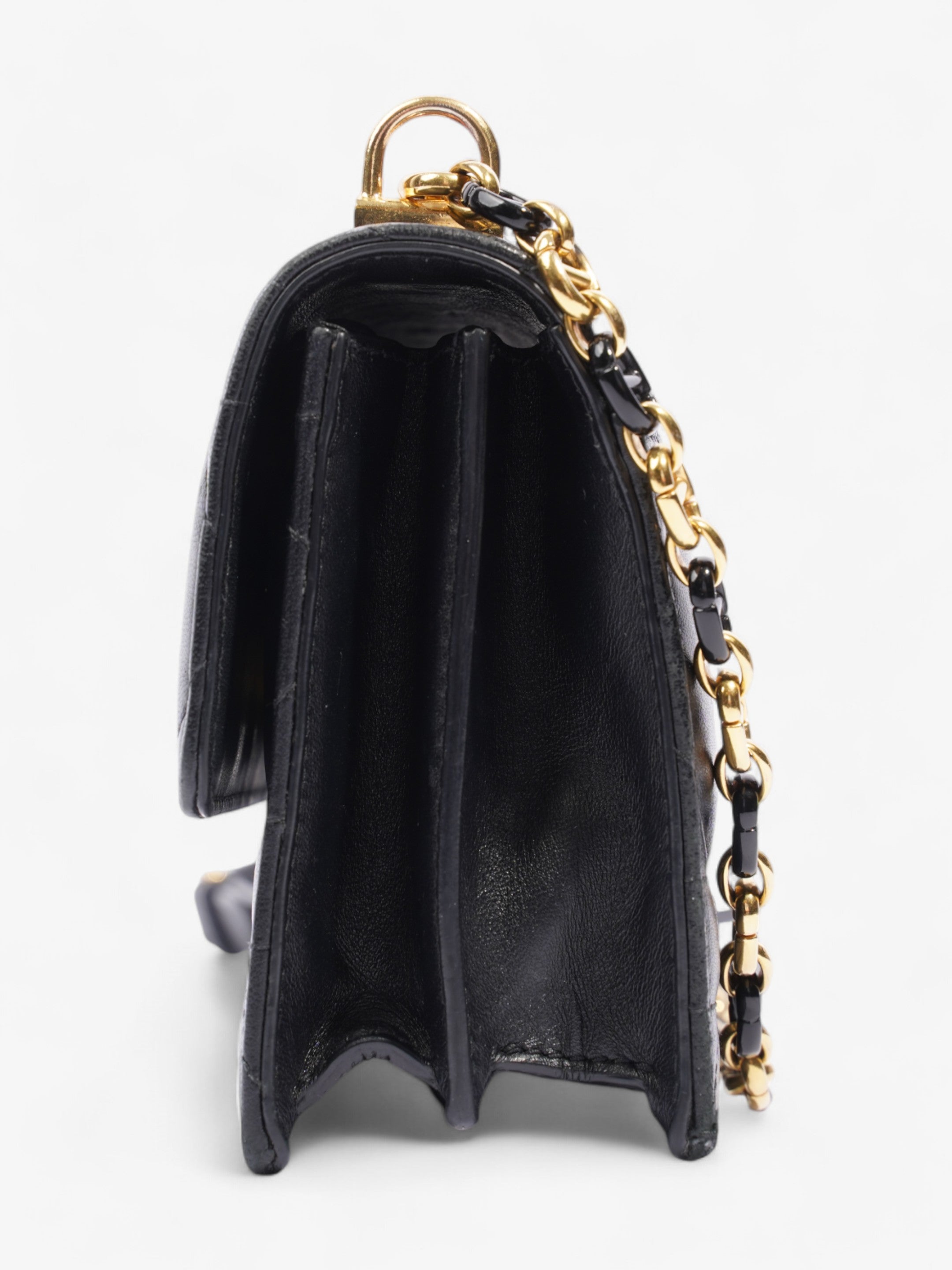 Christian Dior Miss Caro Bag Black Lambskin Leather Mini