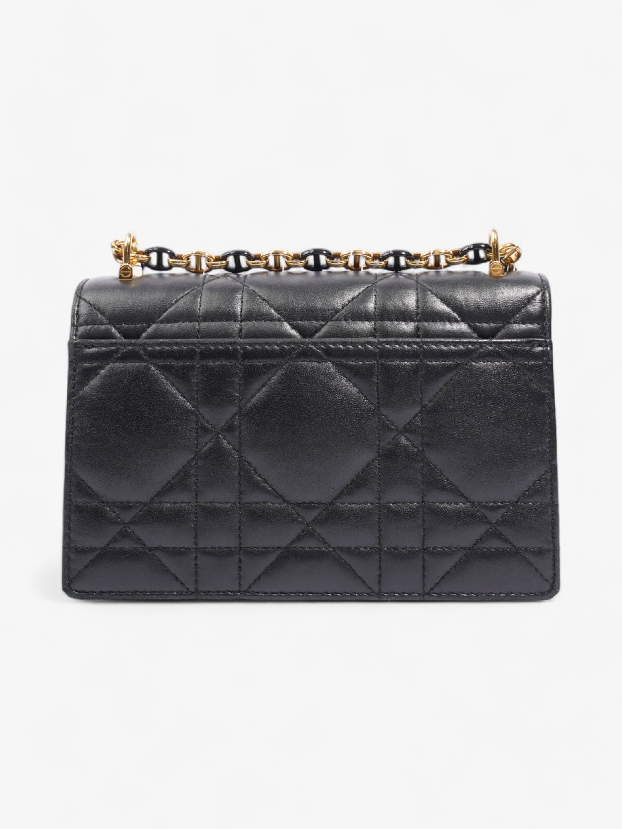 Christian Dior Miss Caro Bag Black Lambskin Leather Mini