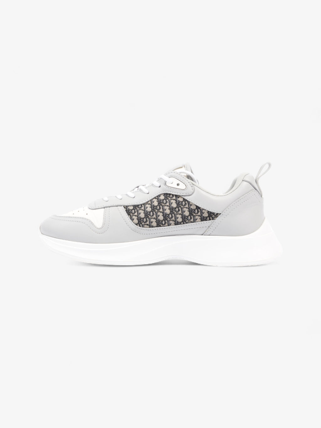 Christian Dior B25 Grey Oblique / White Leather EU 42 UK 8