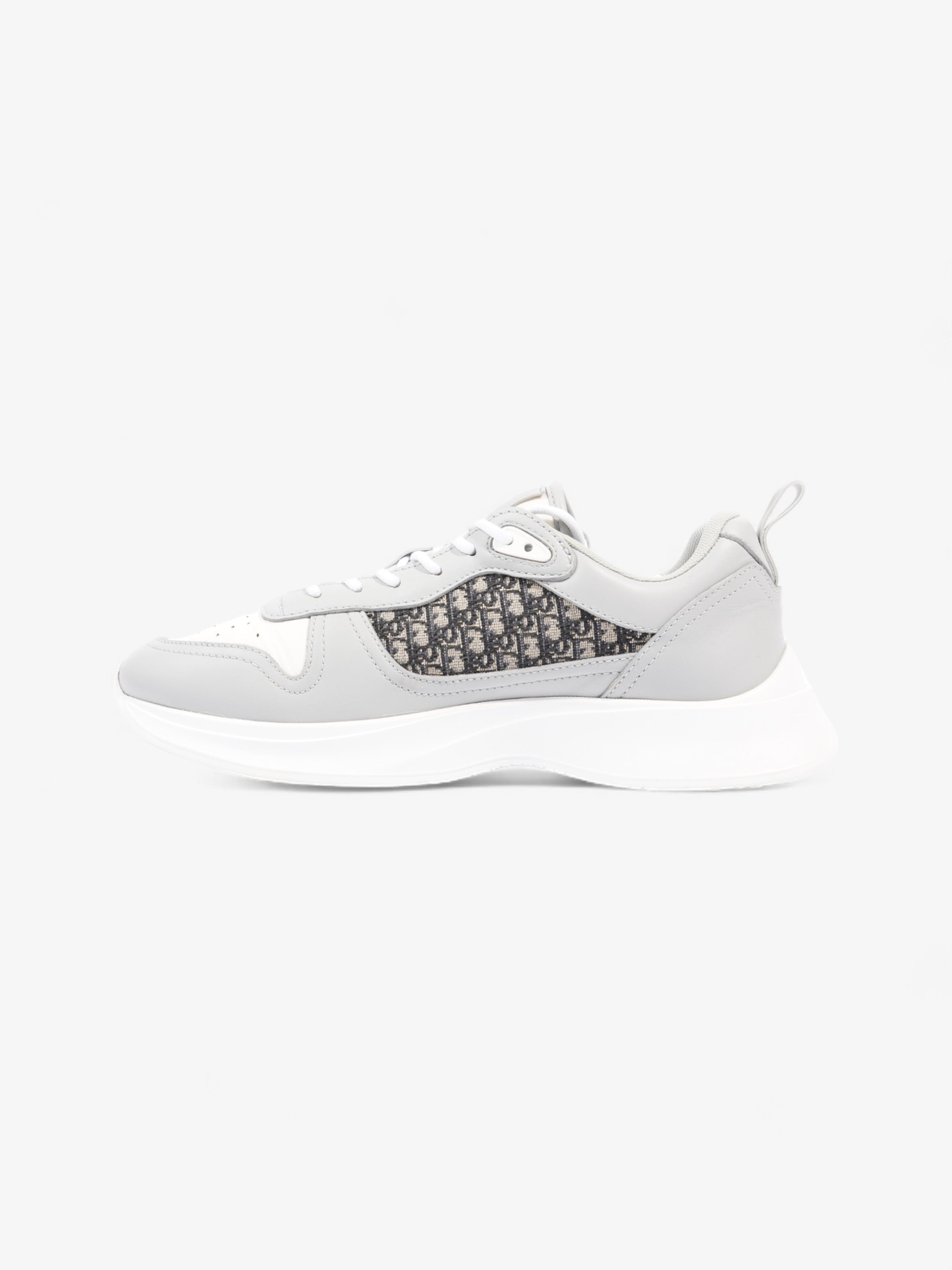 Christian Dior B25 Grey Oblique / White Leather EU 42 UK 8