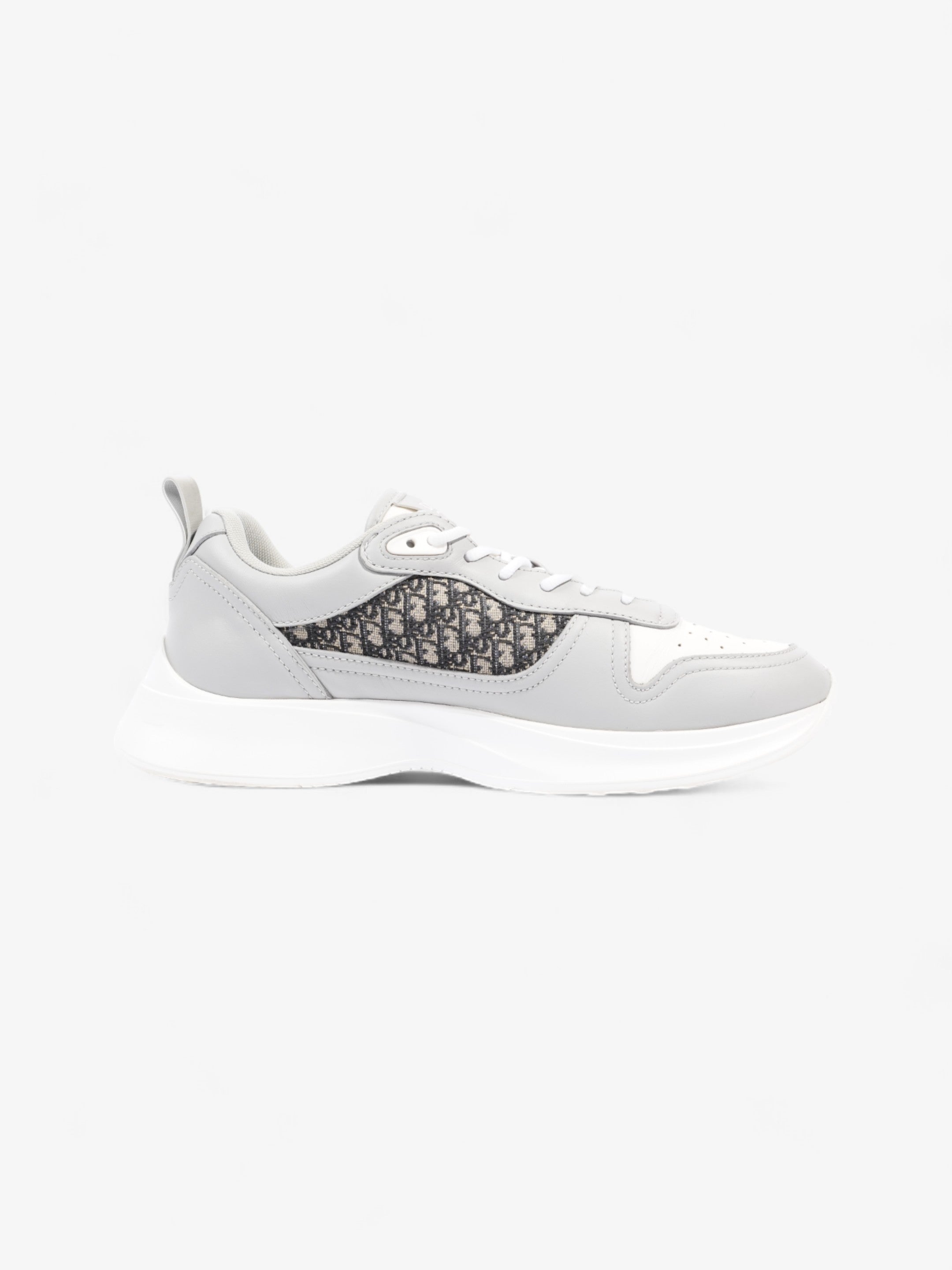 Christian Dior B25 Grey Oblique / White Leather EU 42 UK 8