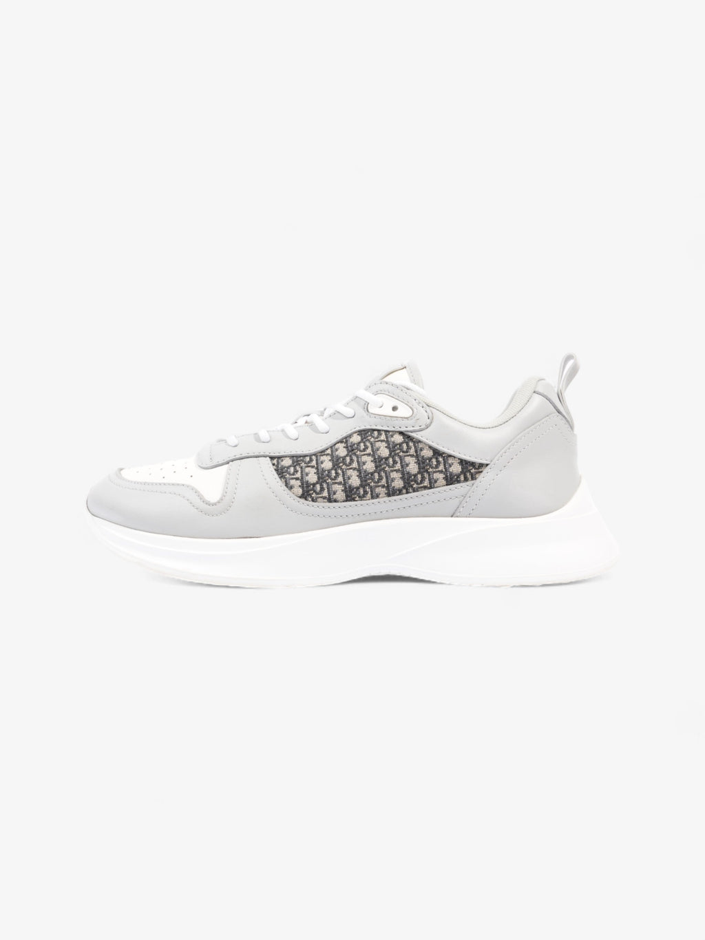 Christian Dior B25 Grey Oblique / White Leather EU 42 UK 8