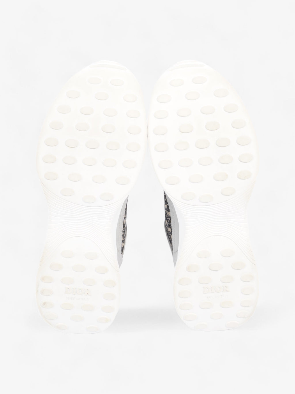 Christian Dior B25 Grey Oblique / White Leather EU 42 UK 8