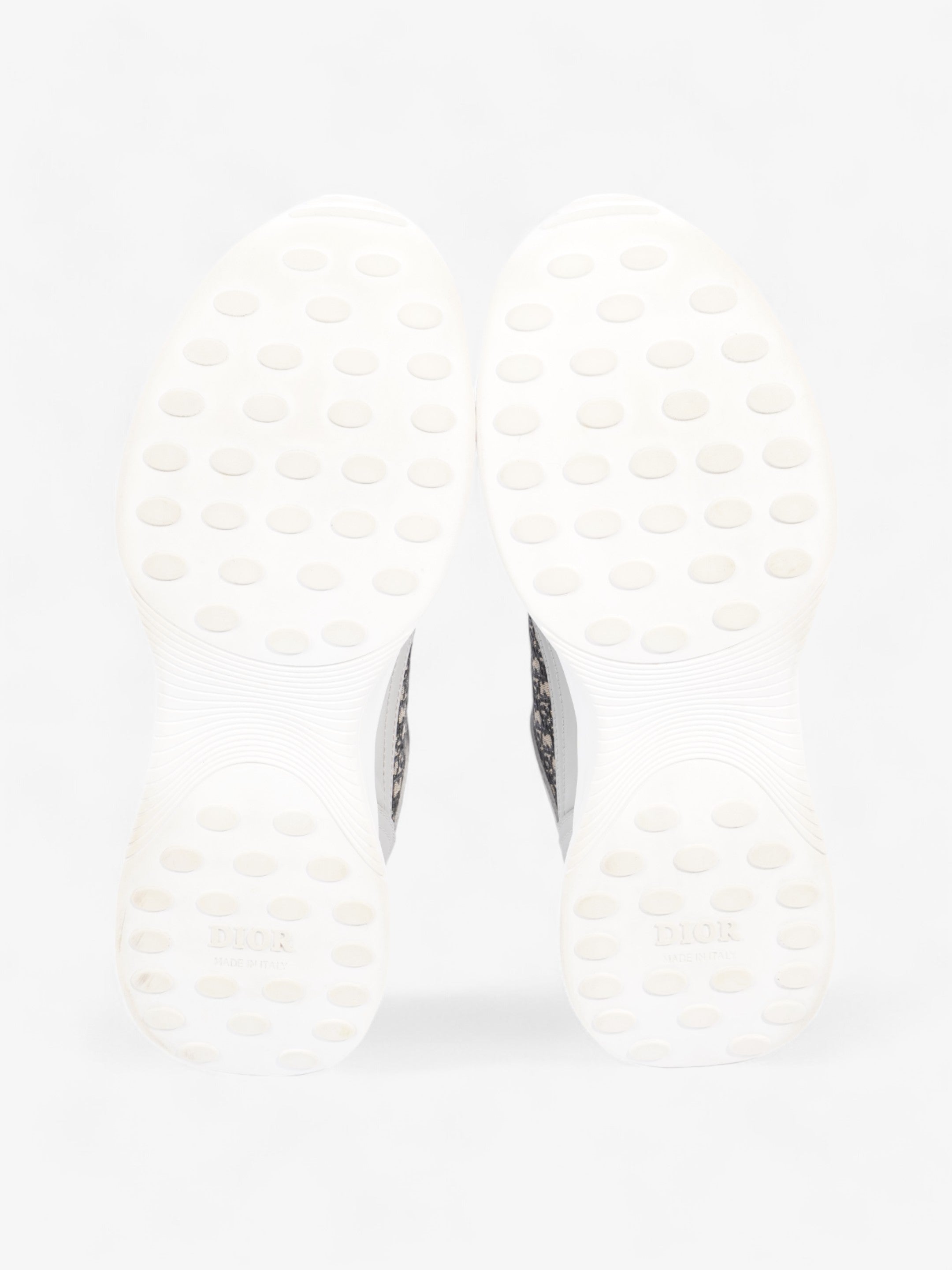Christian Dior B25 Grey Oblique / White Leather EU 42 UK 8