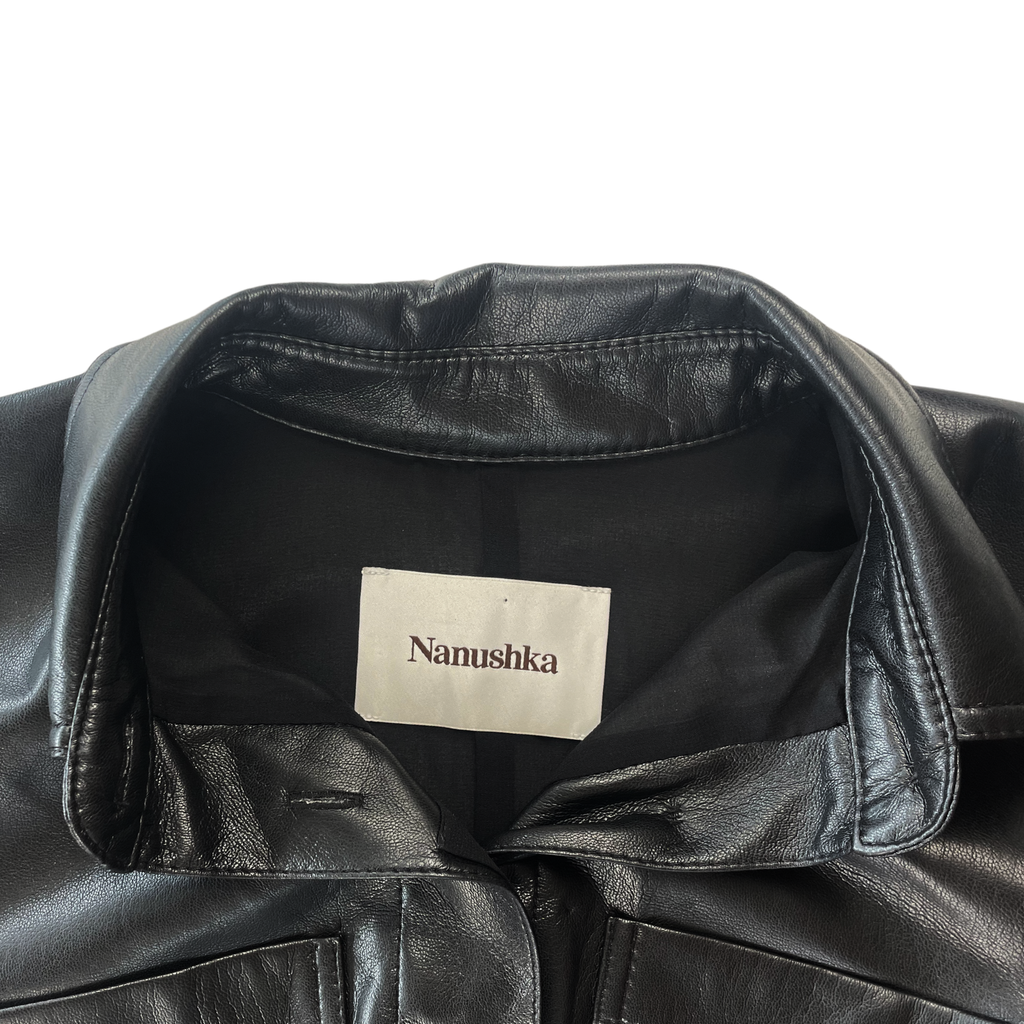 Nanushka Leather Dress - Women's S