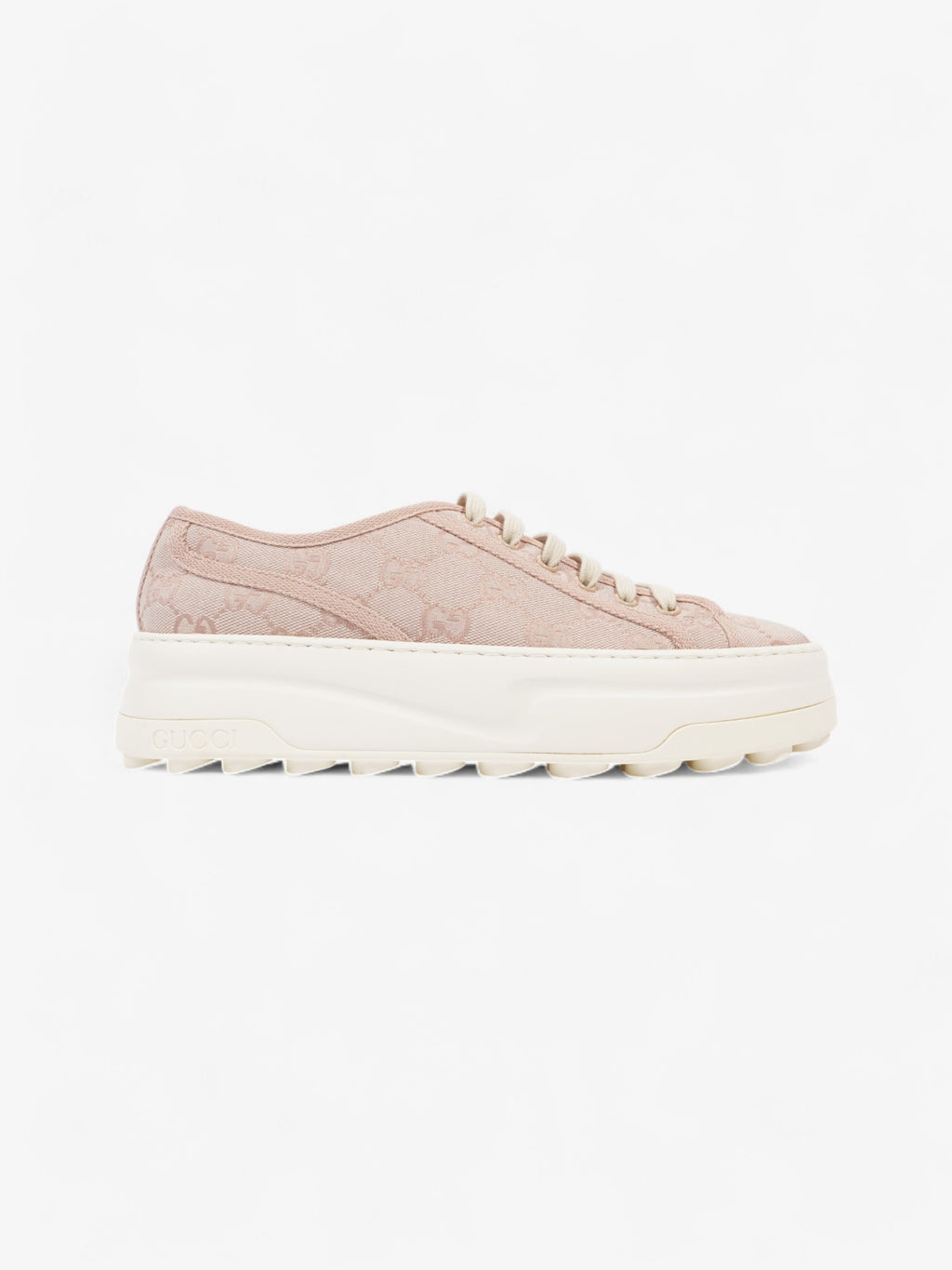 Gucci GG Tennis 1977 Sneakers Pink Canvas EU 39 UK 6