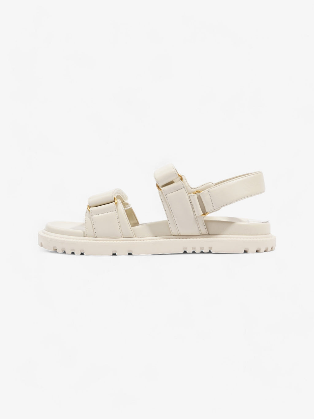 Christian Dior Dioract  Off White Lambskin Leather EU 42 UK 8