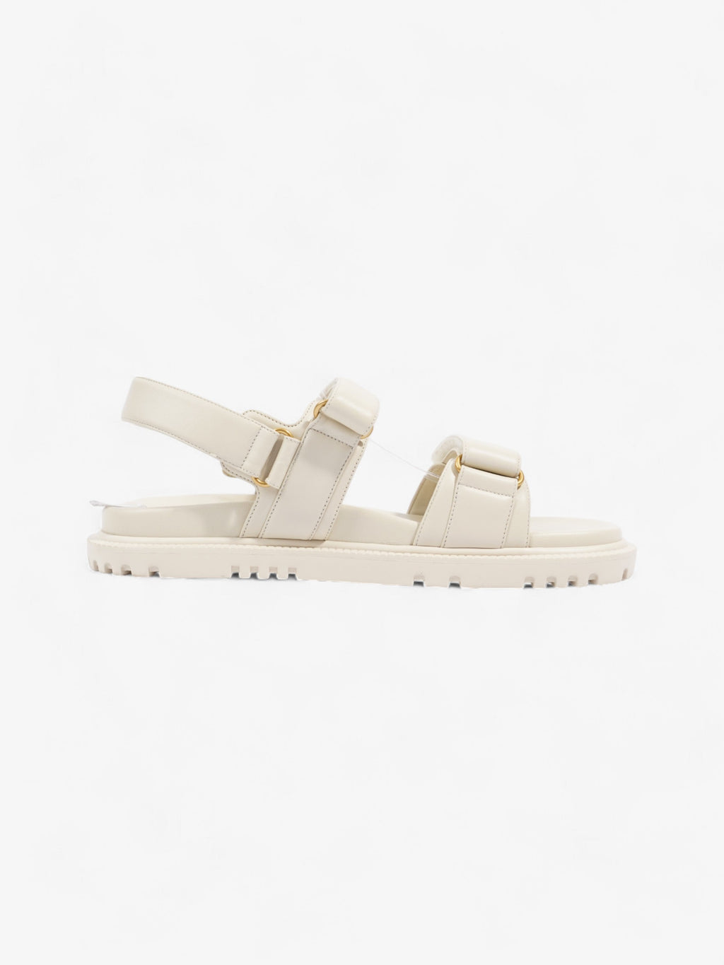 Christian Dior Dioract  Off White Lambskin Leather EU 42 UK 8