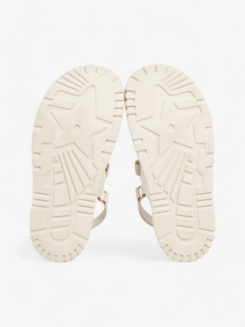 Christian Dior Dioract  Off White Lambskin Leather EU 42 UK 8