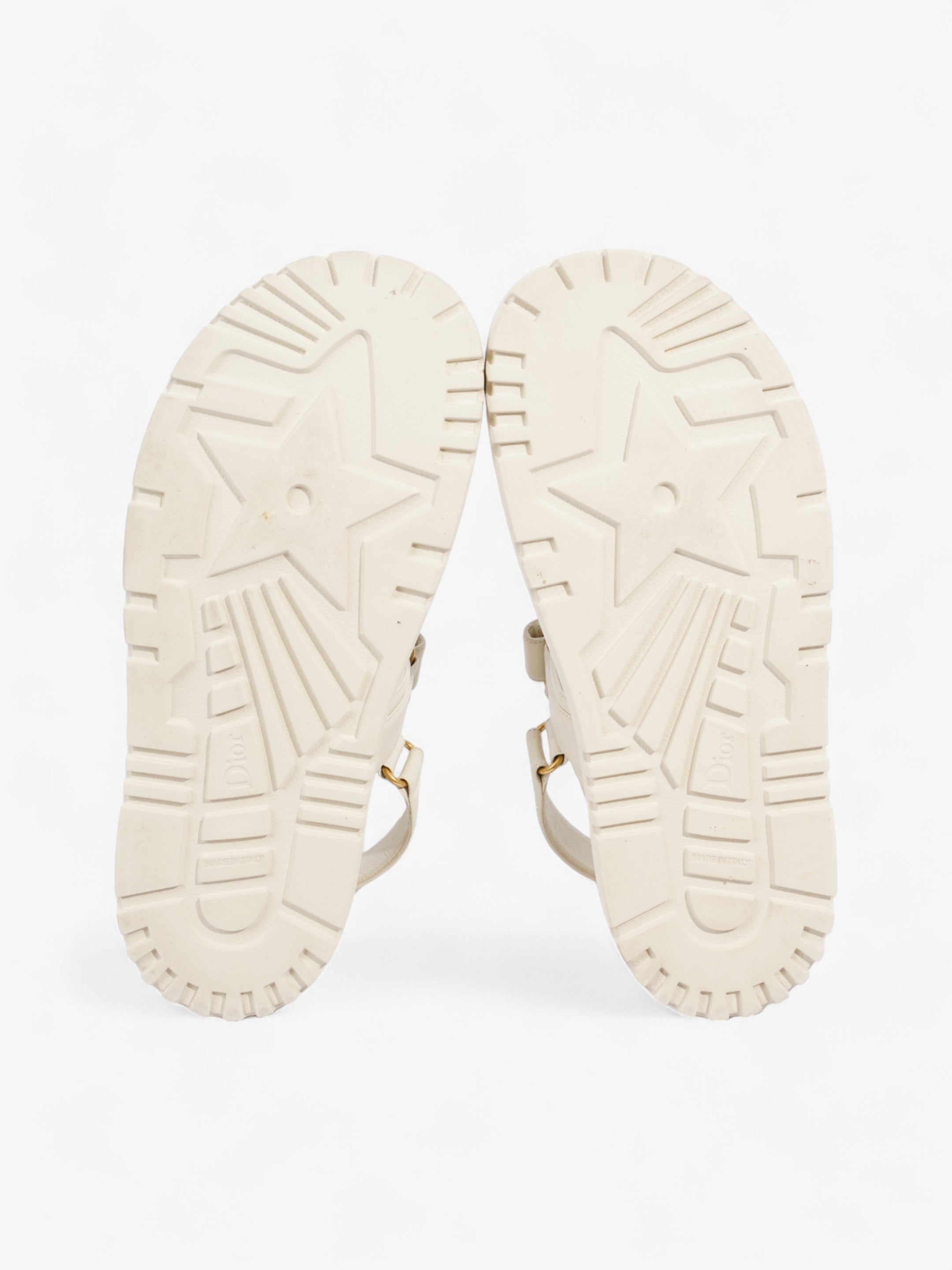 Christian Dior Dioract  Off White Lambskin Leather EU 42 UK 8