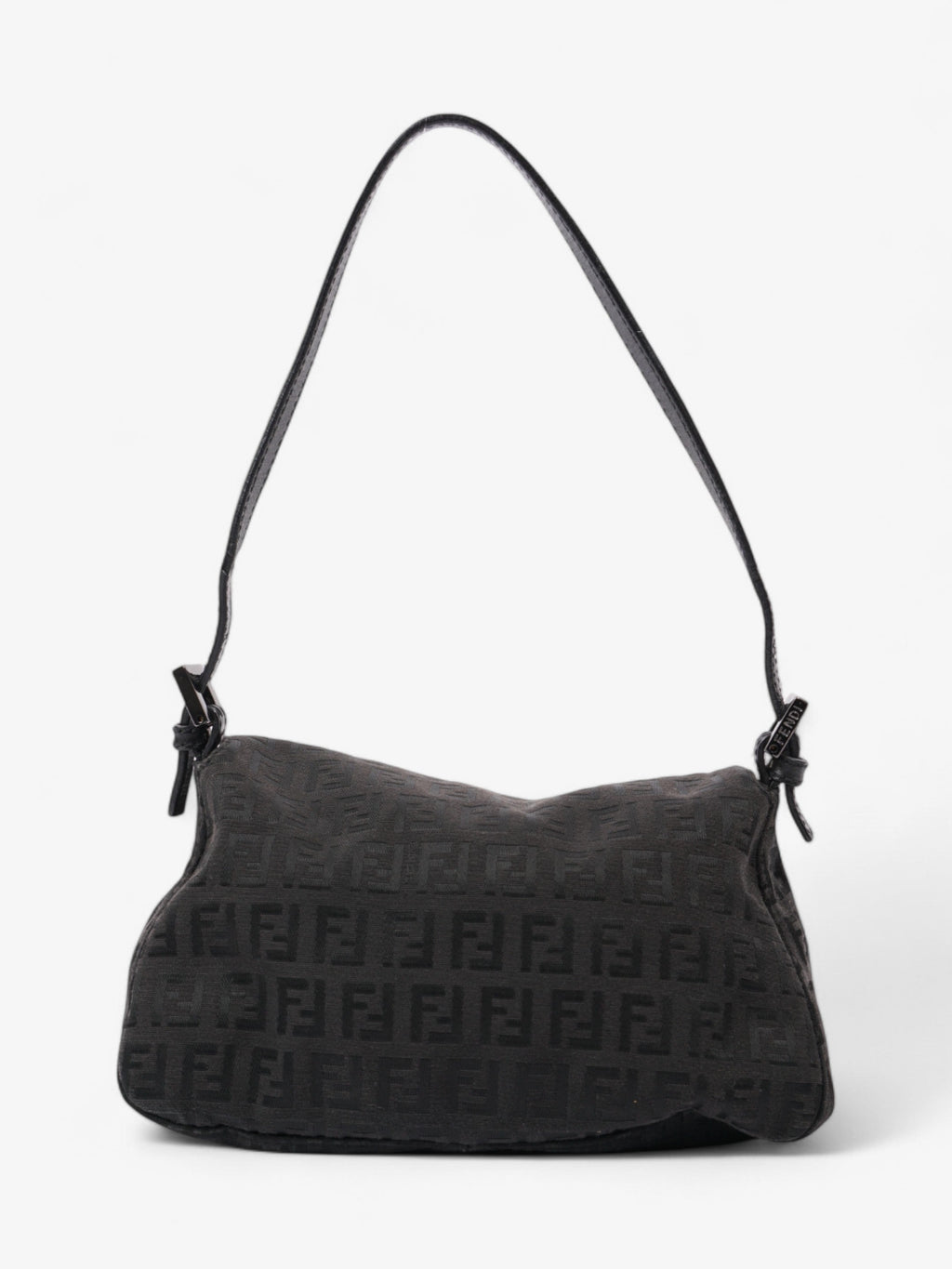 Fendi Mamma Baguette Black Canvas Mini