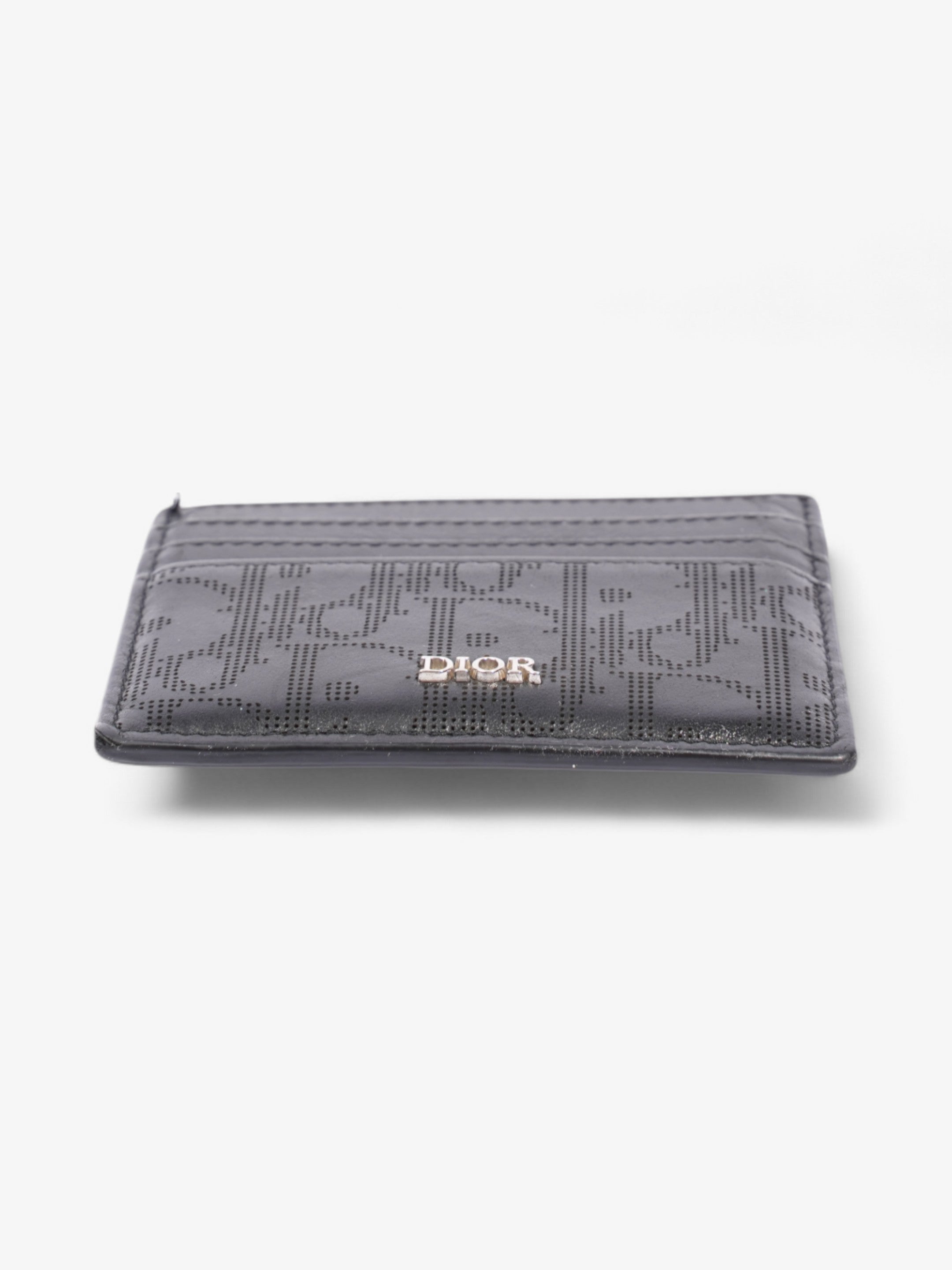Christian Dior Oblique Galaxy  Holder Black Leather