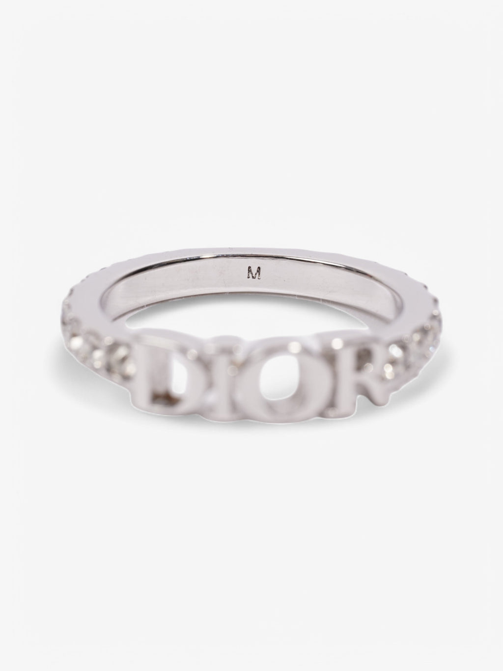 Christian Dior Dio(r)evolution Ring Silver / Crystal Base Metal Medium (Circumference - 53mm)