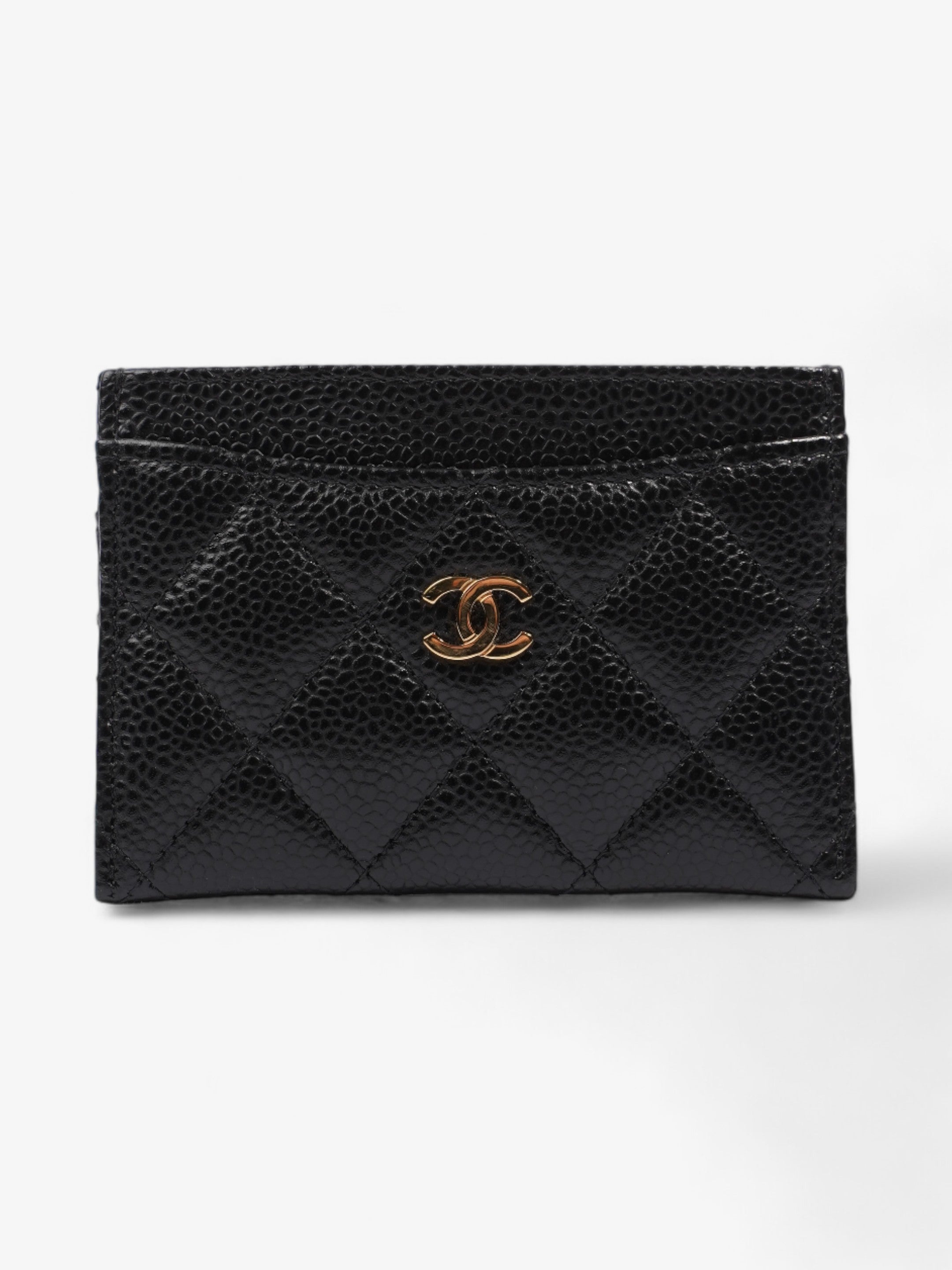 Chanel Classic  Holder Black Caviar Leather