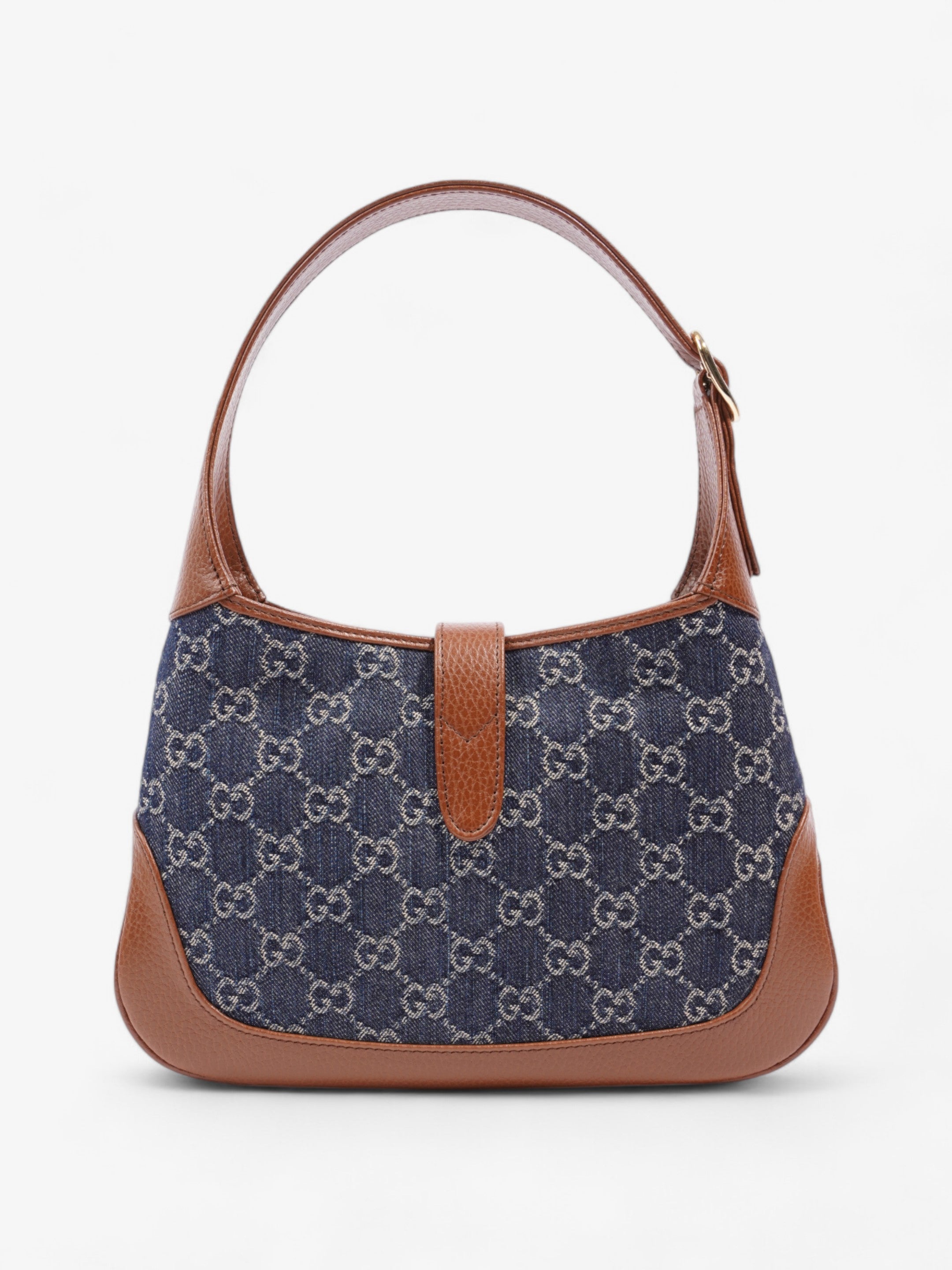 Gucci Jackie 1961 Blue / Brown Denim
