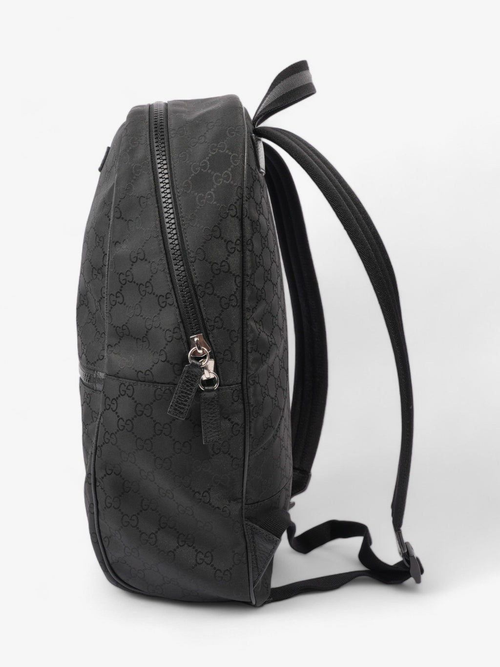 Gucci Double Zip Backpack  GG Supreme Nylon