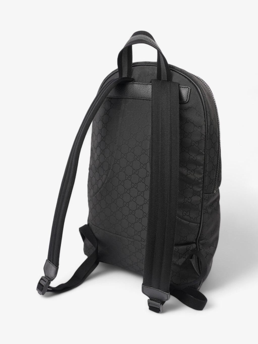 Gucci Double Zip Backpack  GG Supreme Nylon
