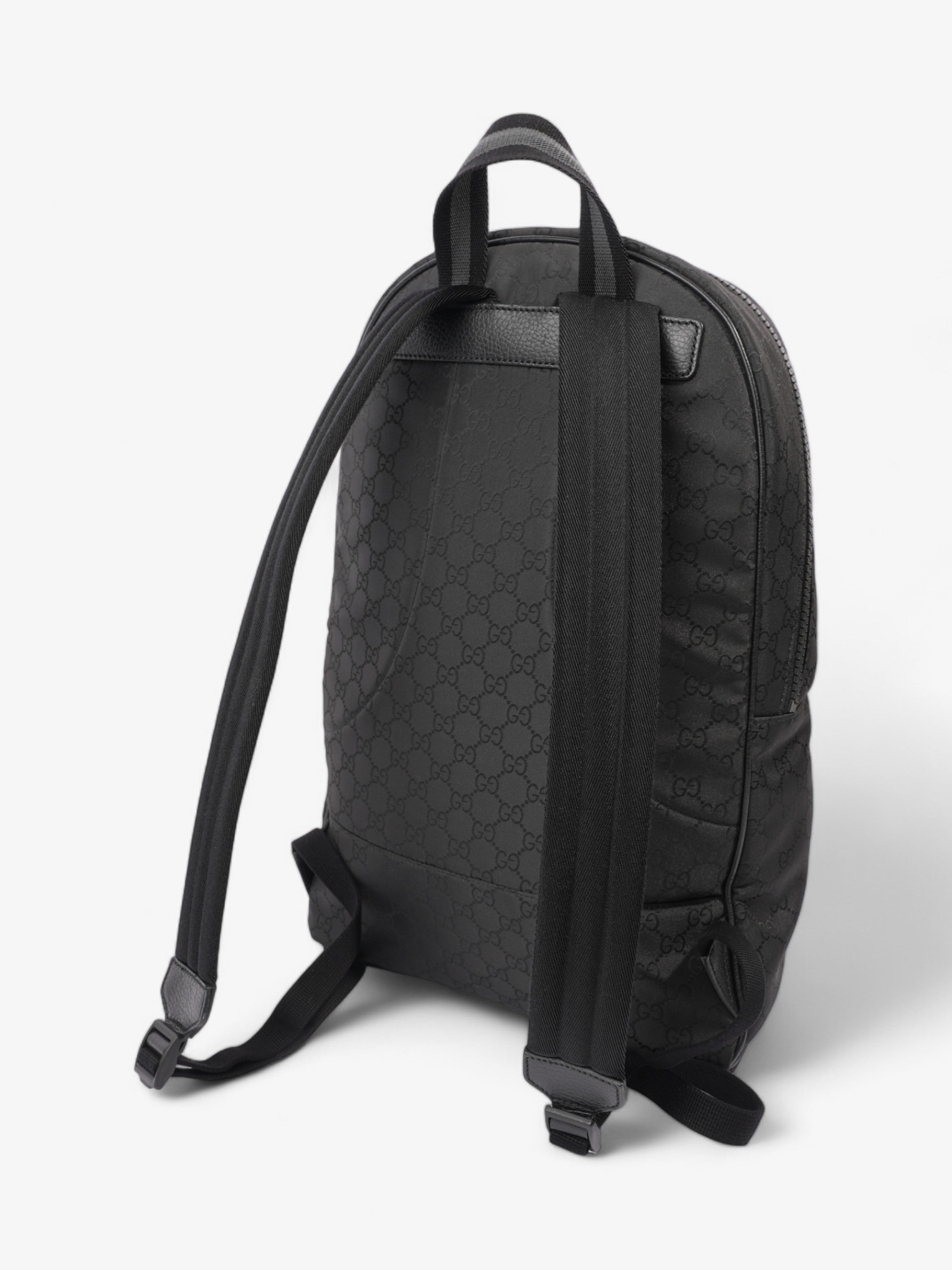 Gucci Double Zip Backpack  GG Supreme Nylon
