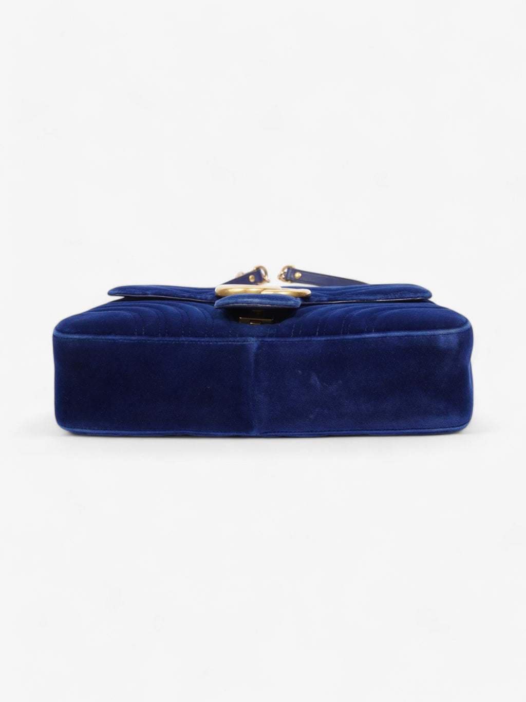 Gucci GG Marmont Royal Blue Velvet Large